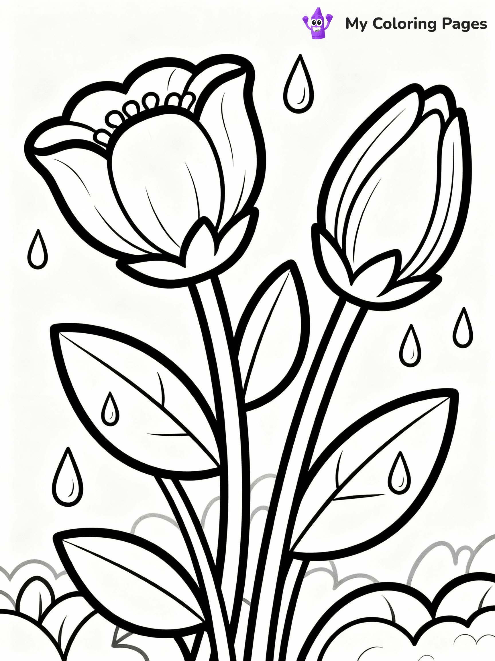 April Showers Coloring Pages - 29