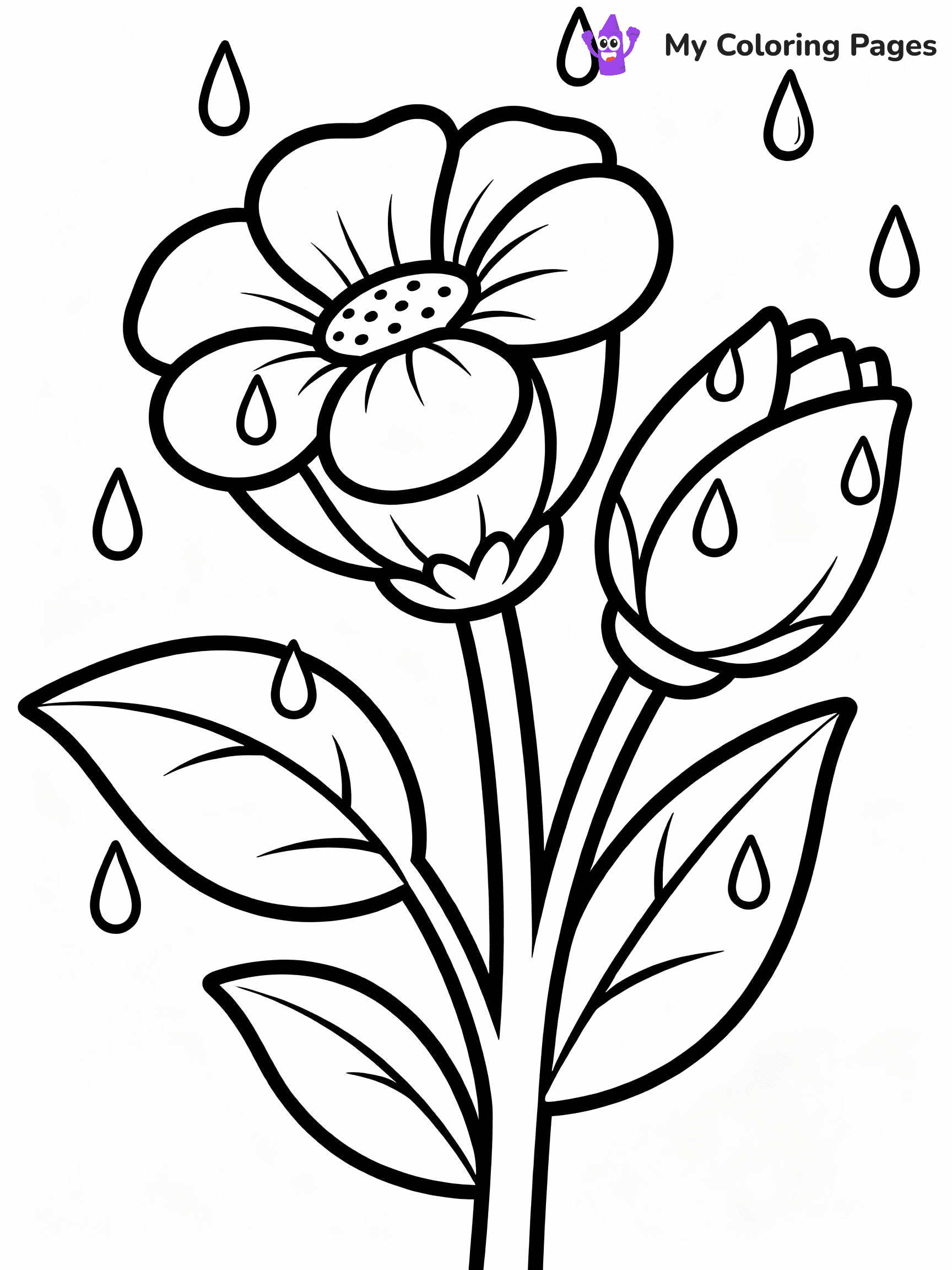 April Showers Coloring Pages - 28