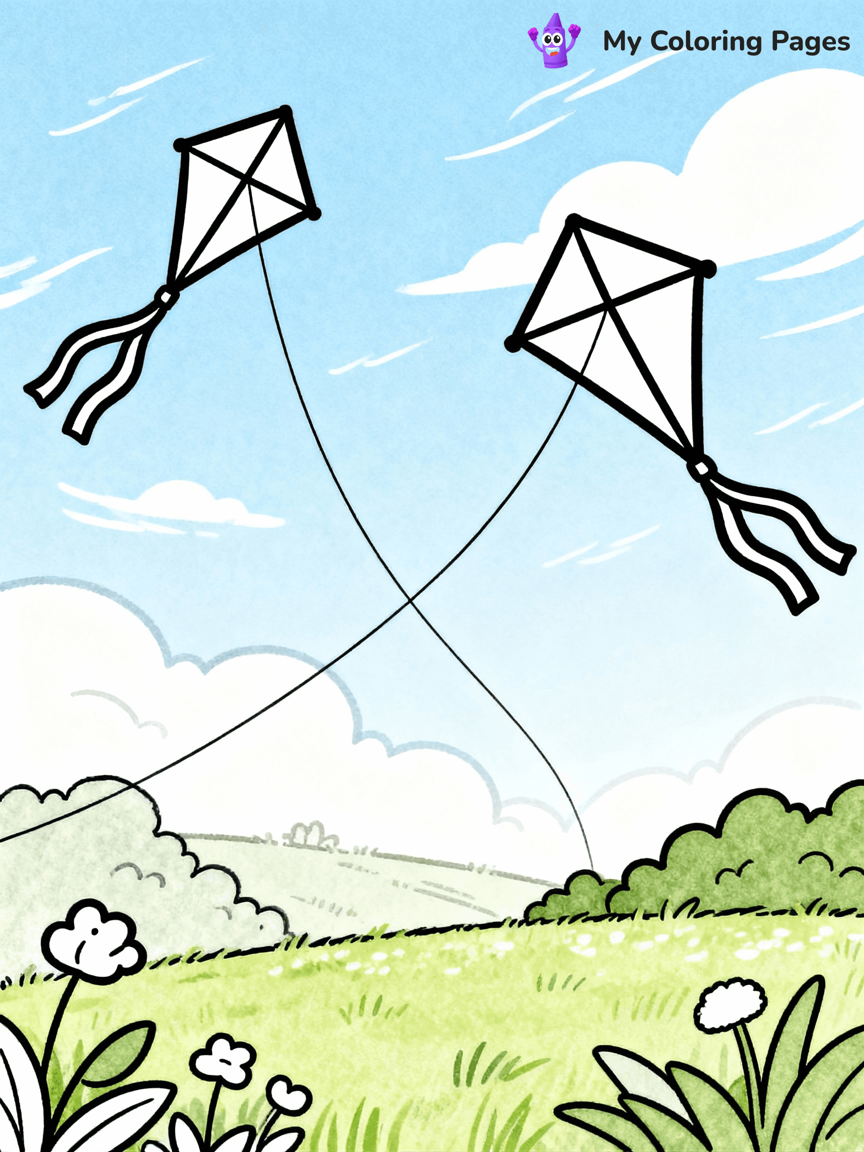 April Showers Coloring Pages - 17