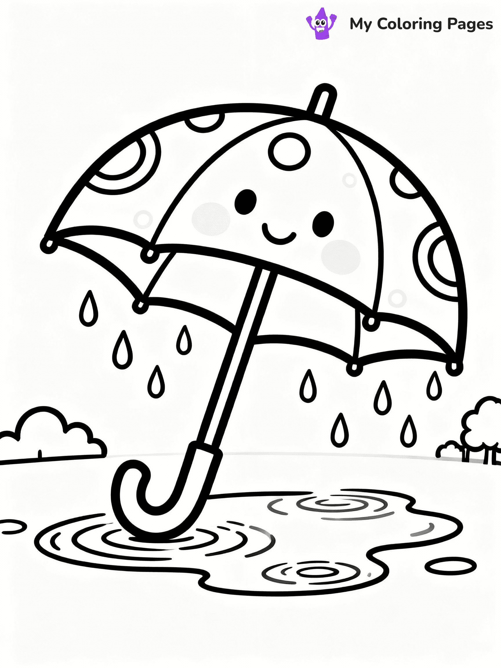 April Showers Coloring Pages - 12