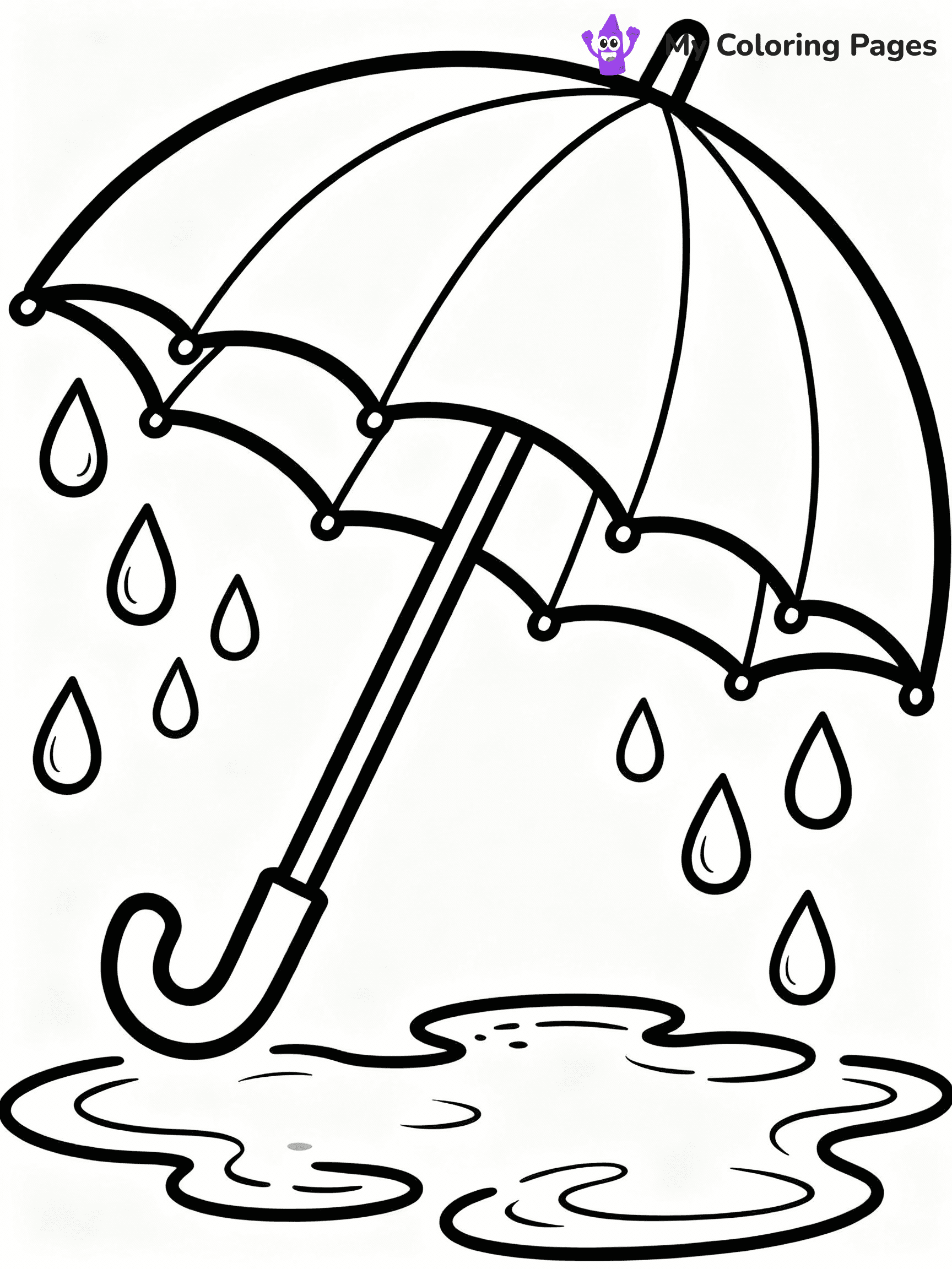 April Showers Coloring Pages - 7