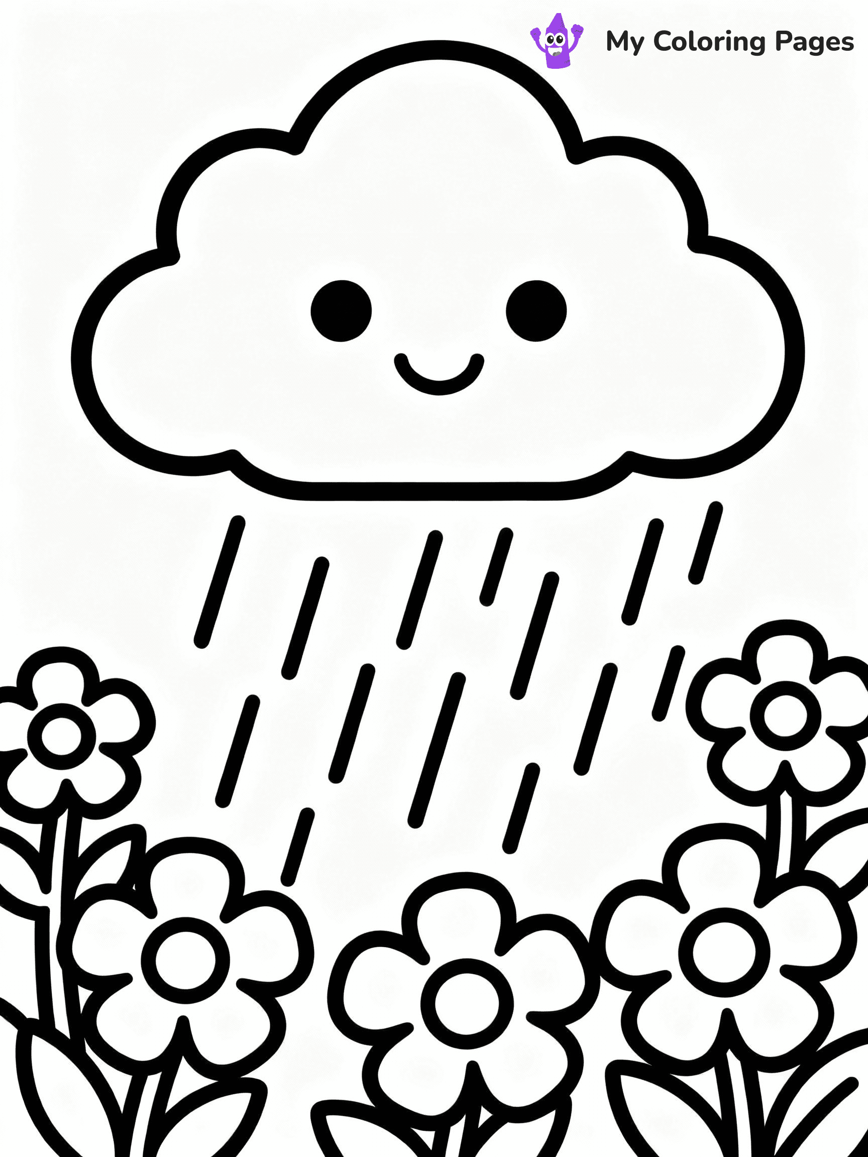April Showers Coloring Pages - 6