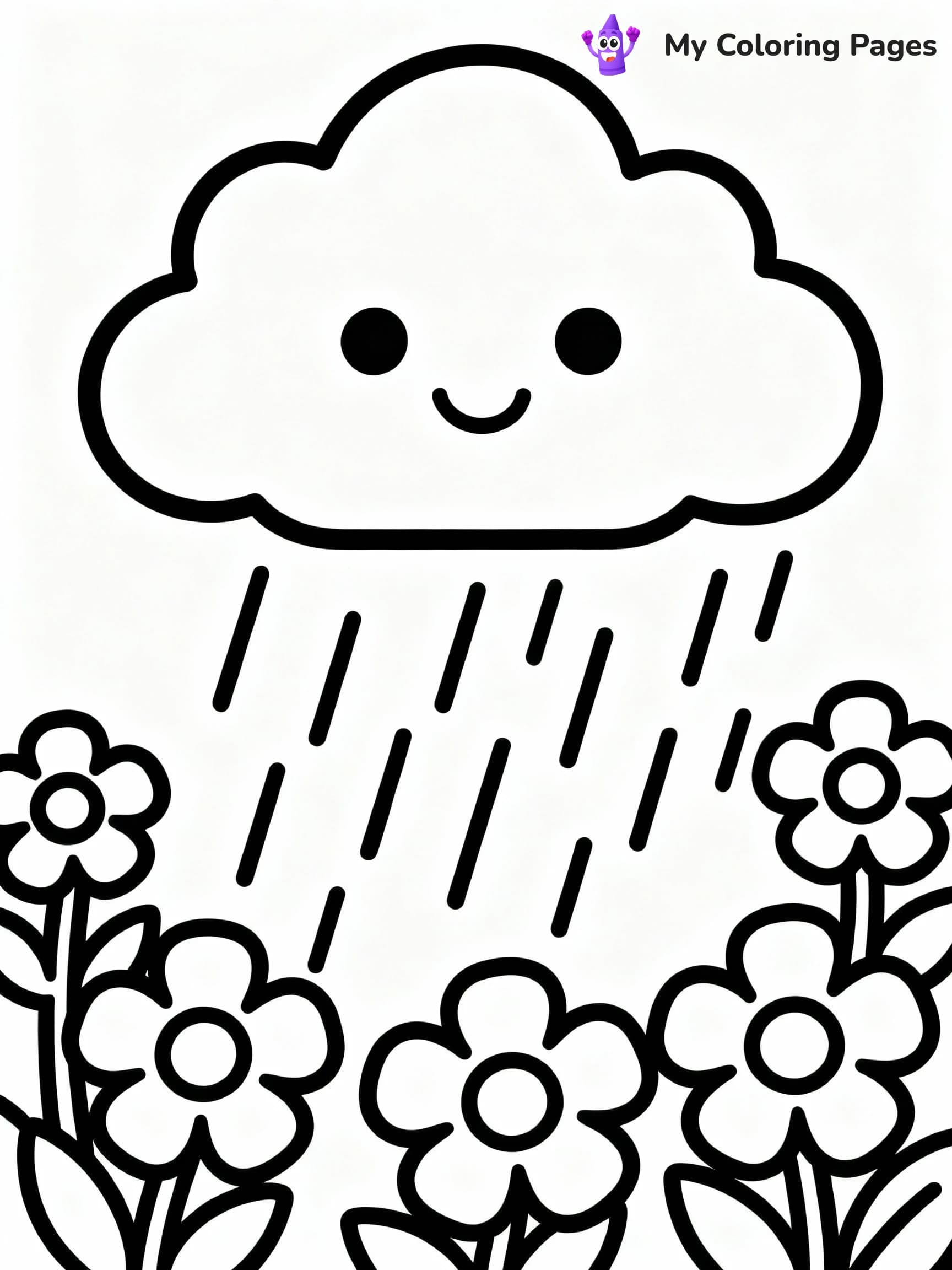 April Showers Coloring Pages - 6