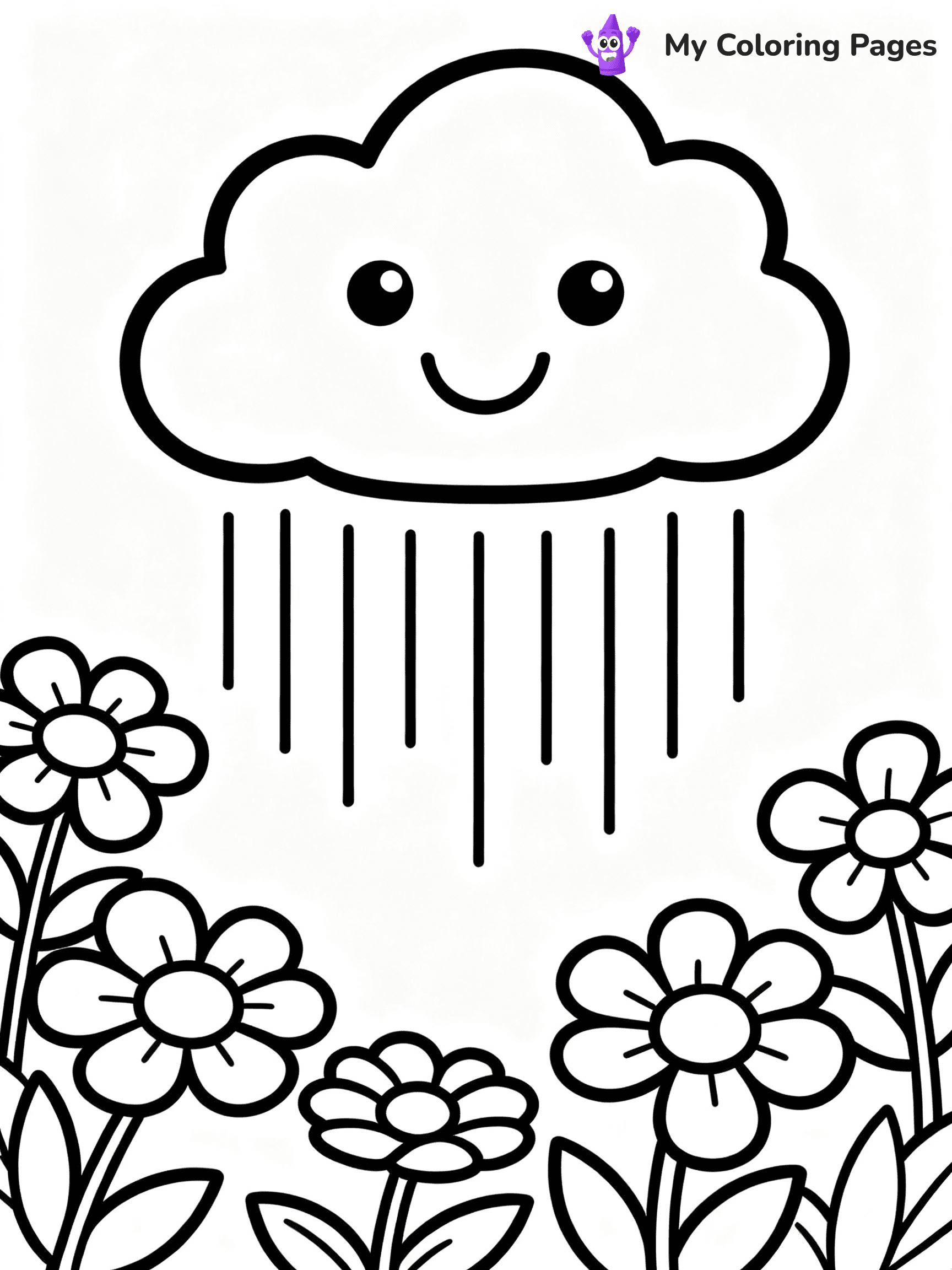 April Showers Coloring Pages - 5