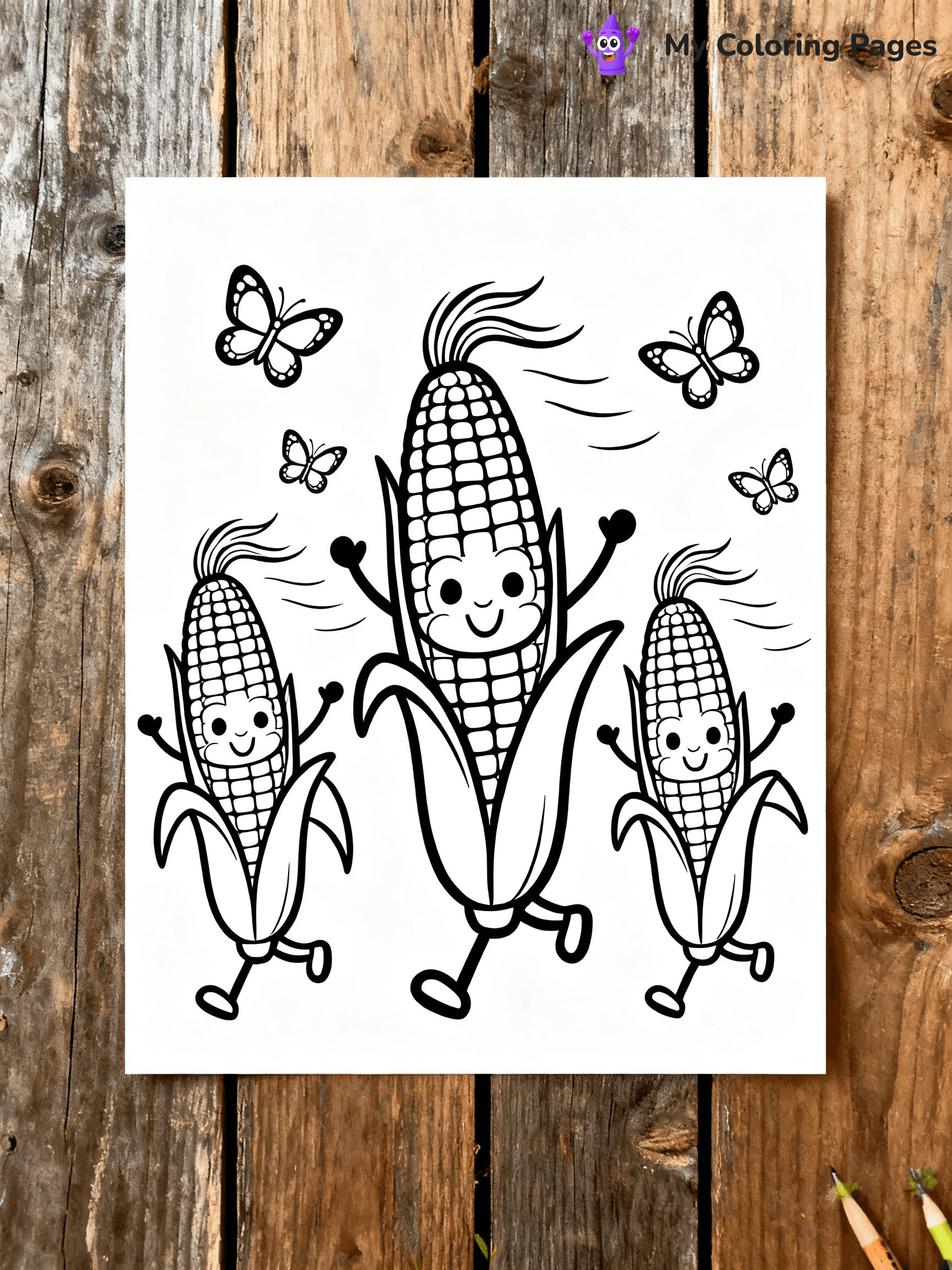 Corn Coloring Pages - 76