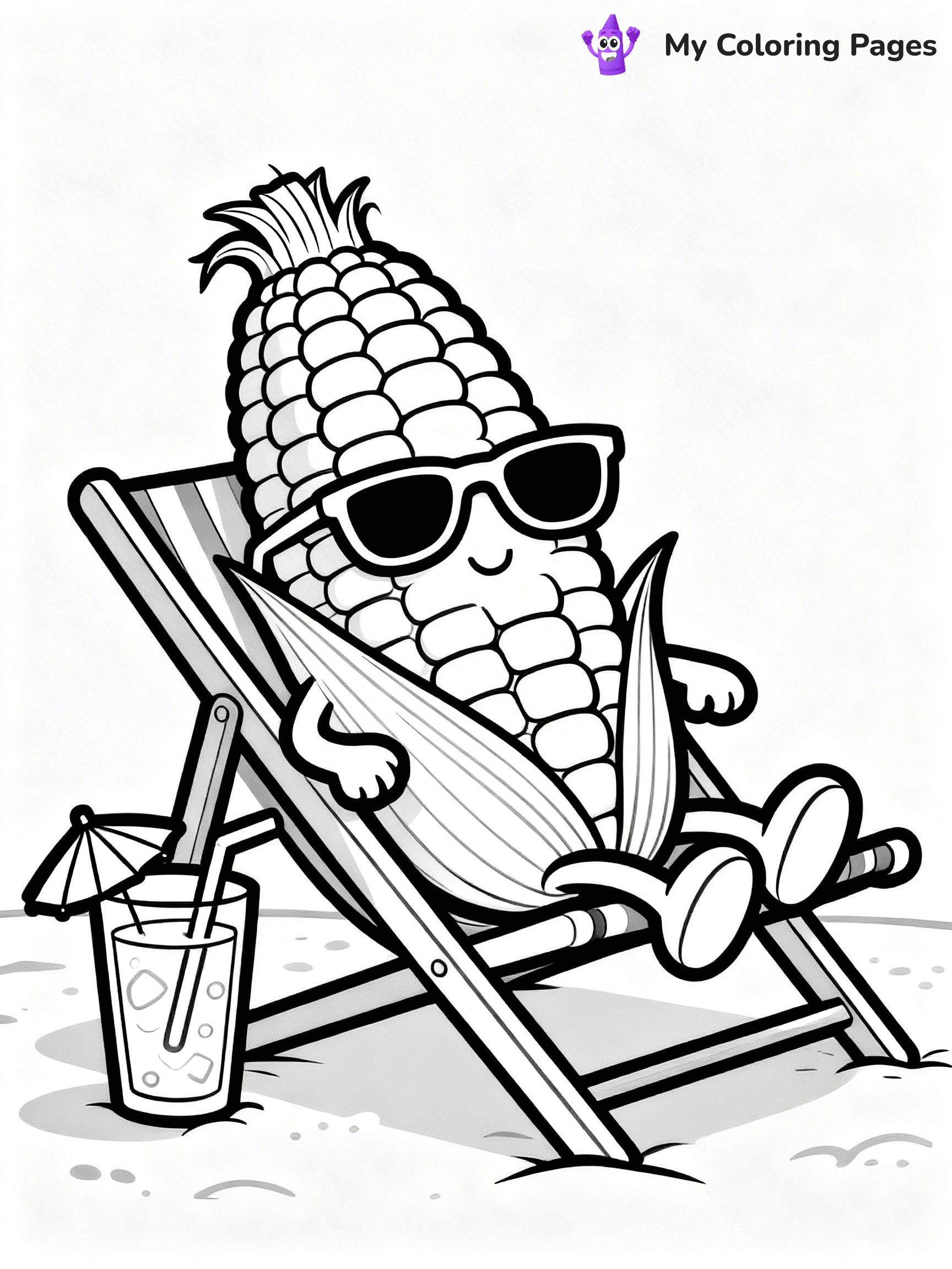 Corn Coloring Pages - 73