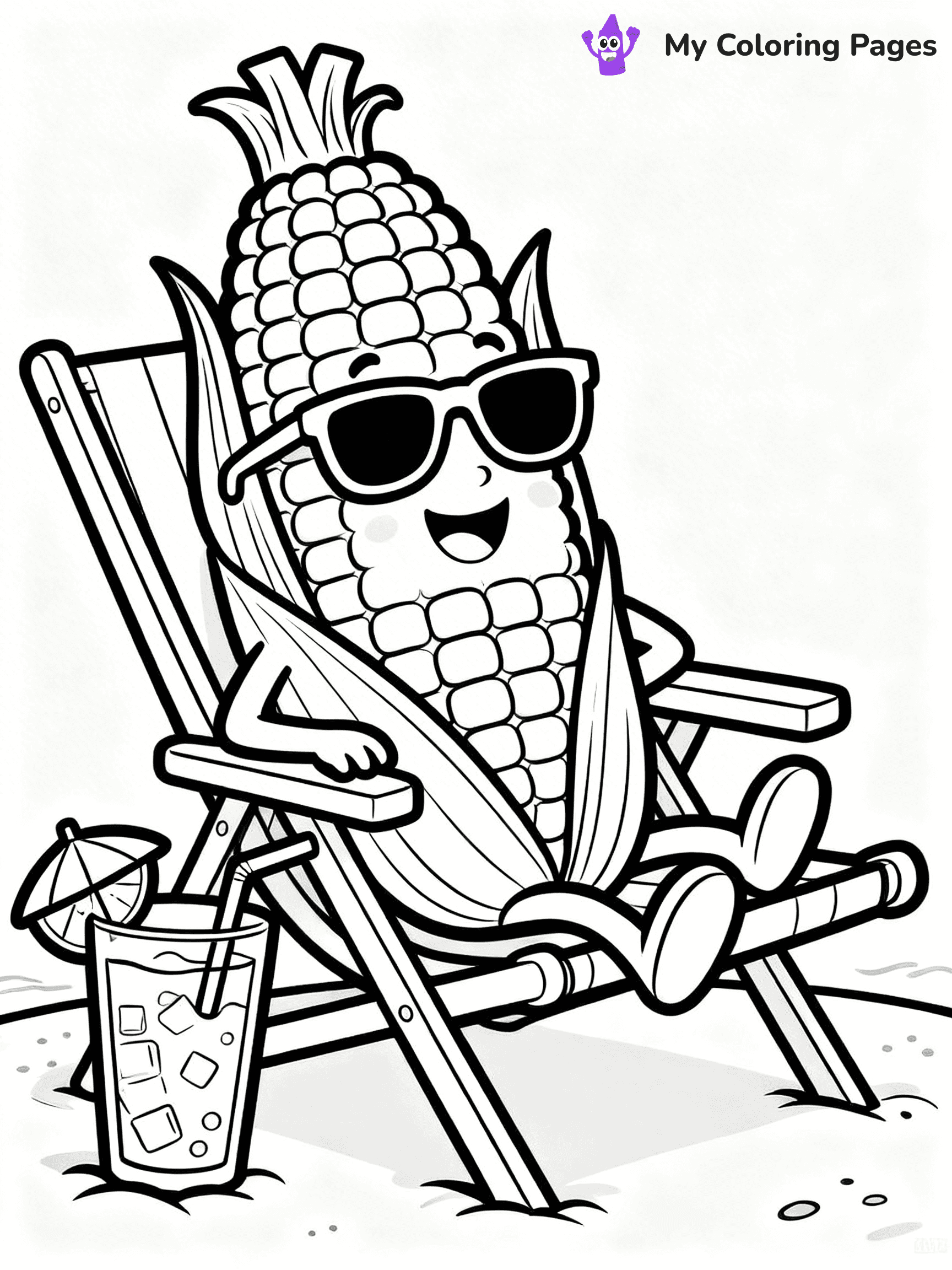 Corn Coloring Pages - 67
