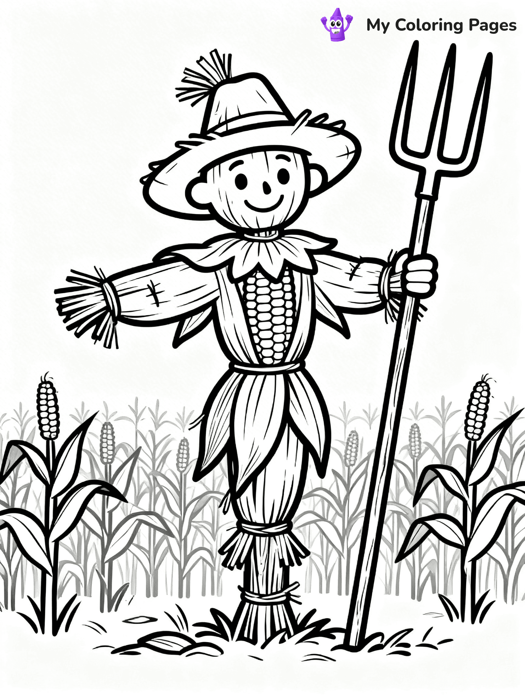 Corn Coloring Pages - 65