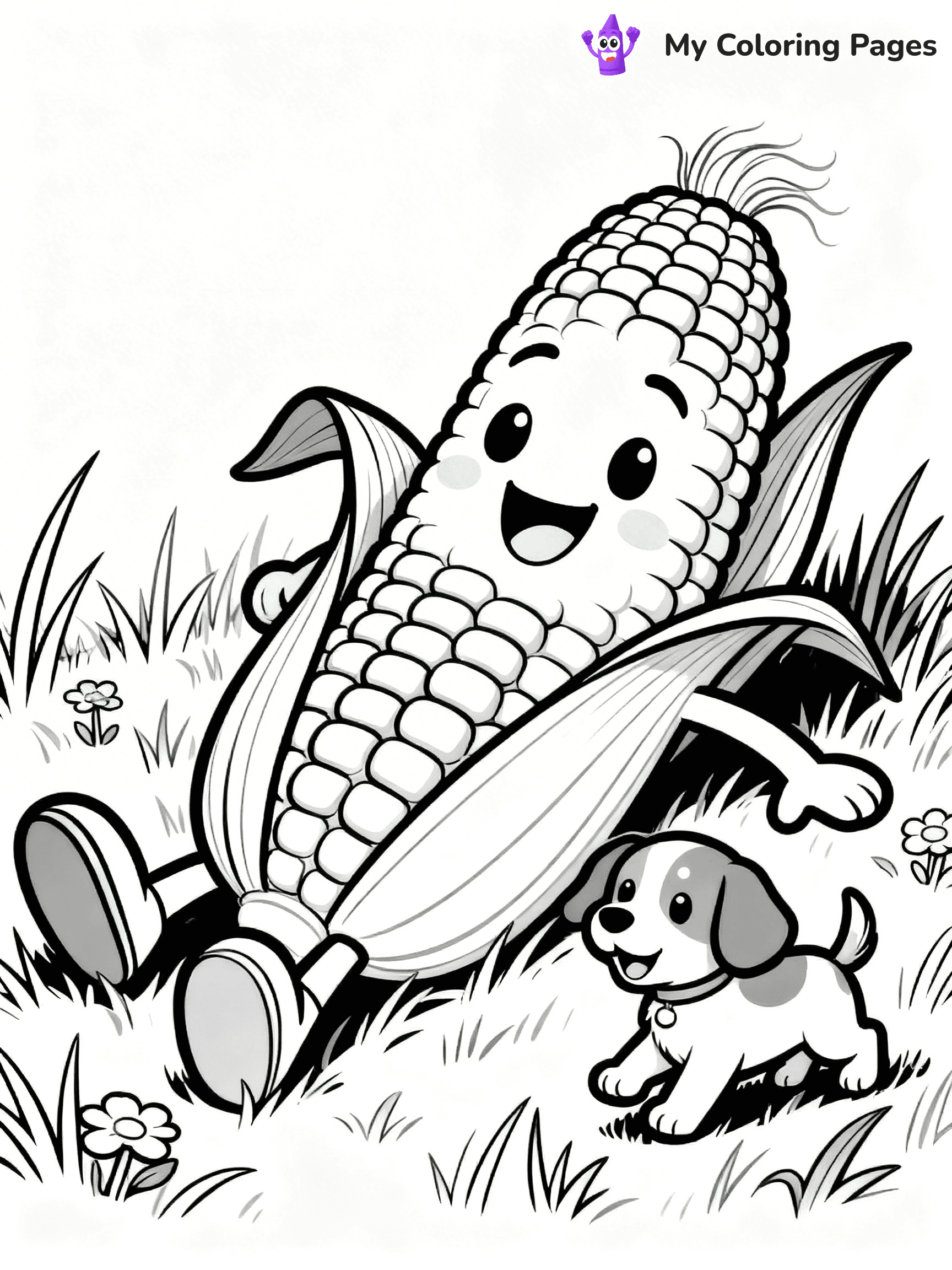 Corn Coloring Pages - 61