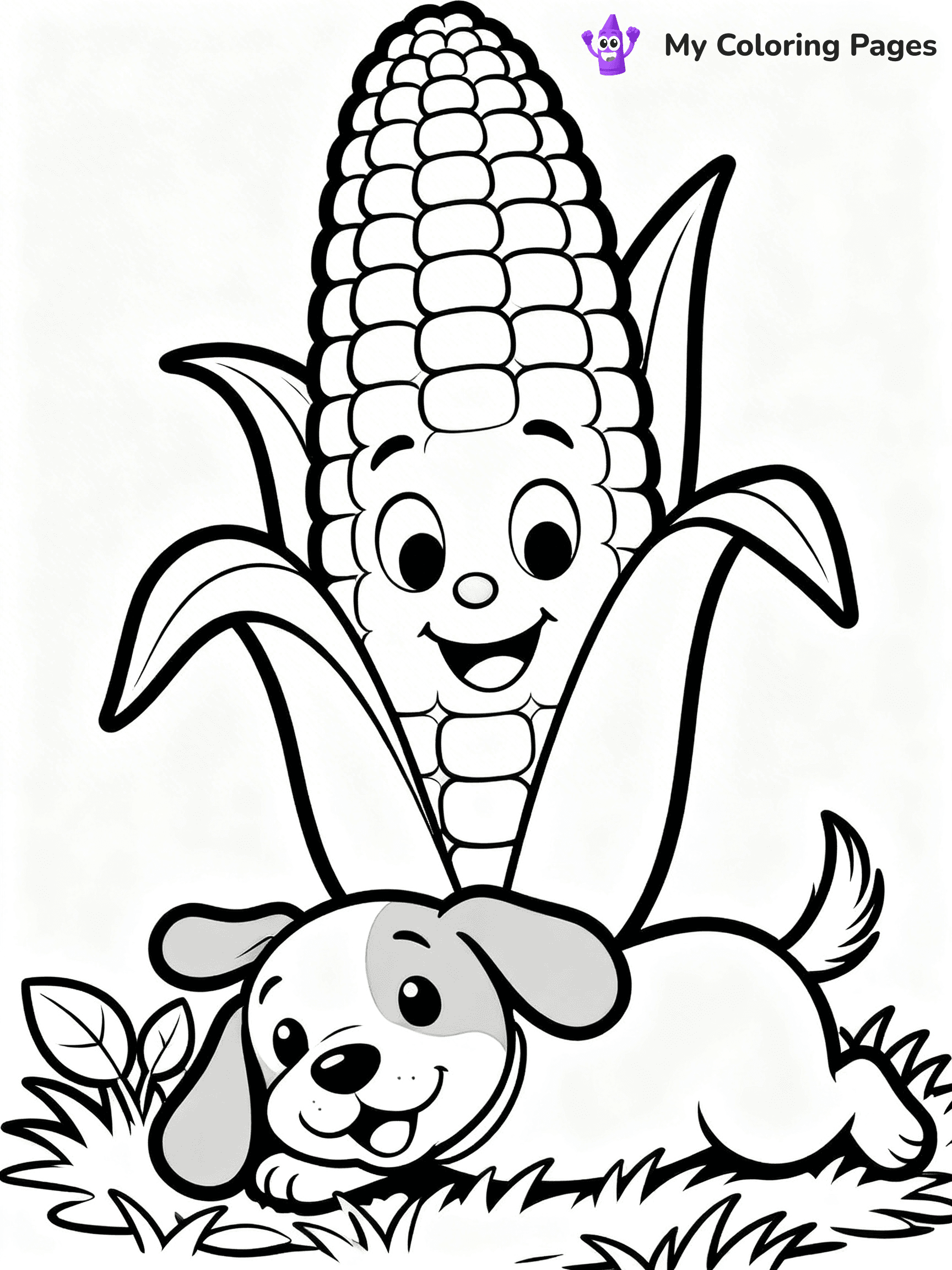 Corn Coloring Pages - 60