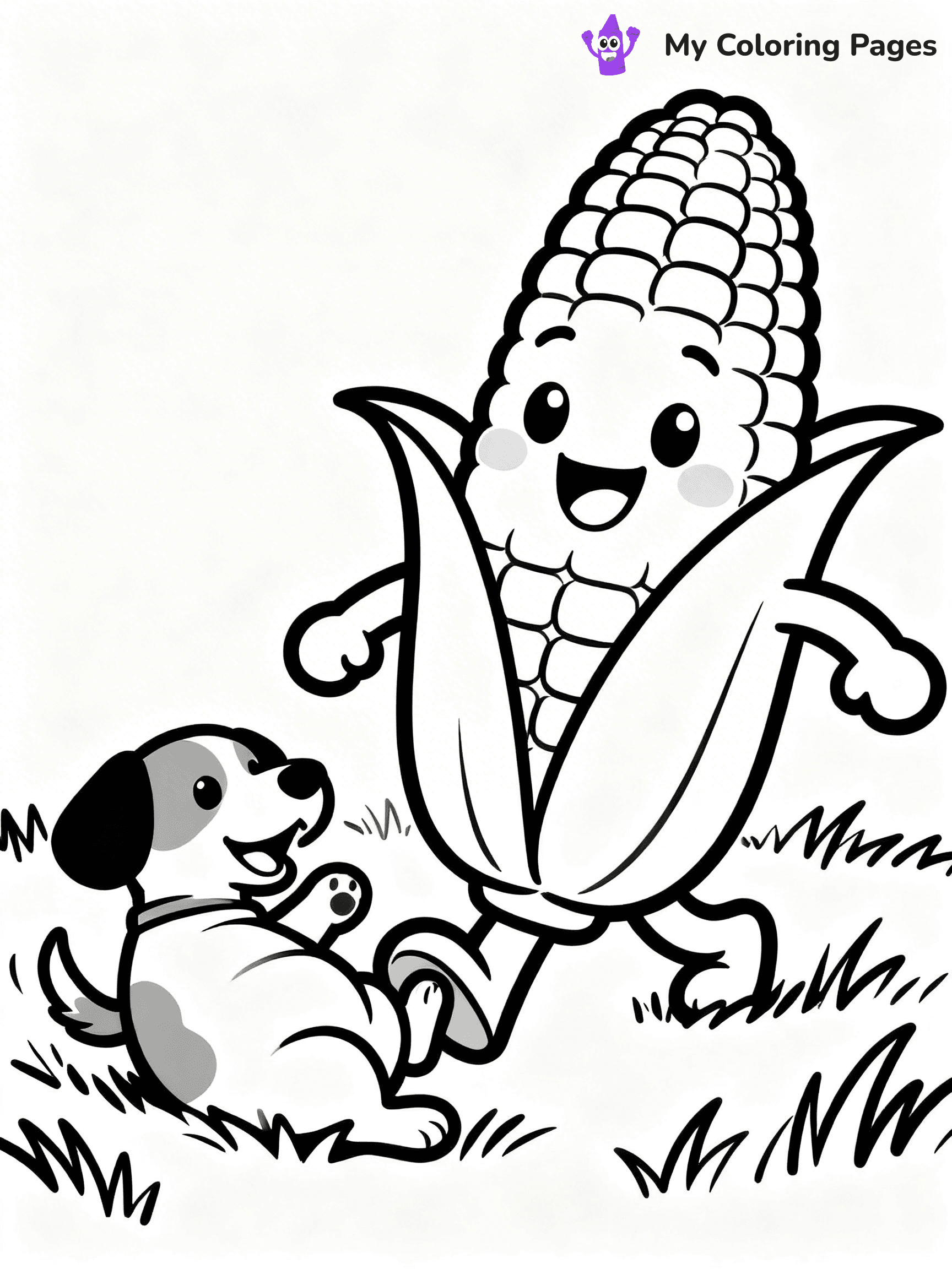 Corn Coloring Pages - 56