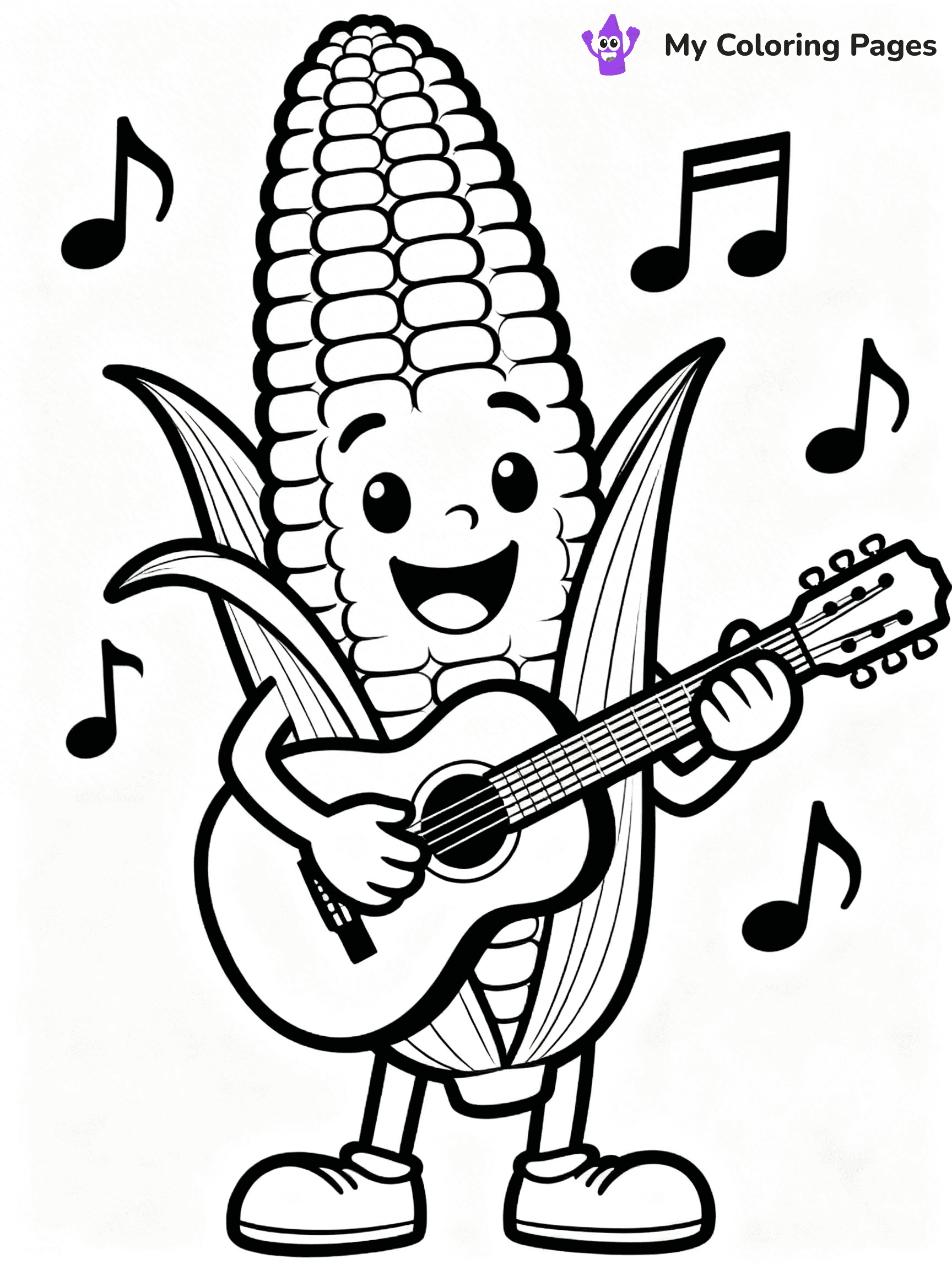 Corn Coloring Pages - 35