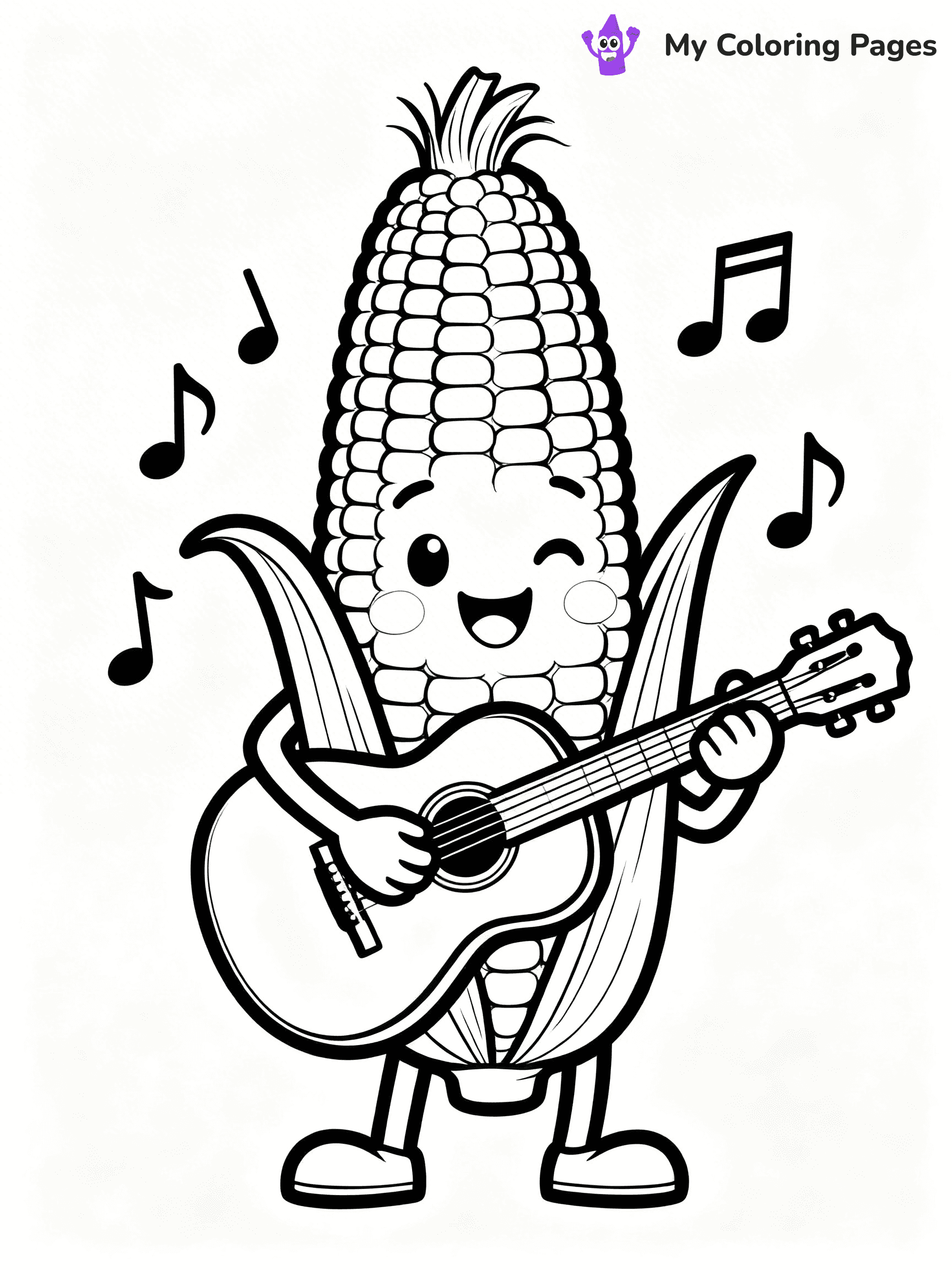 Corn Coloring Pages - 32
