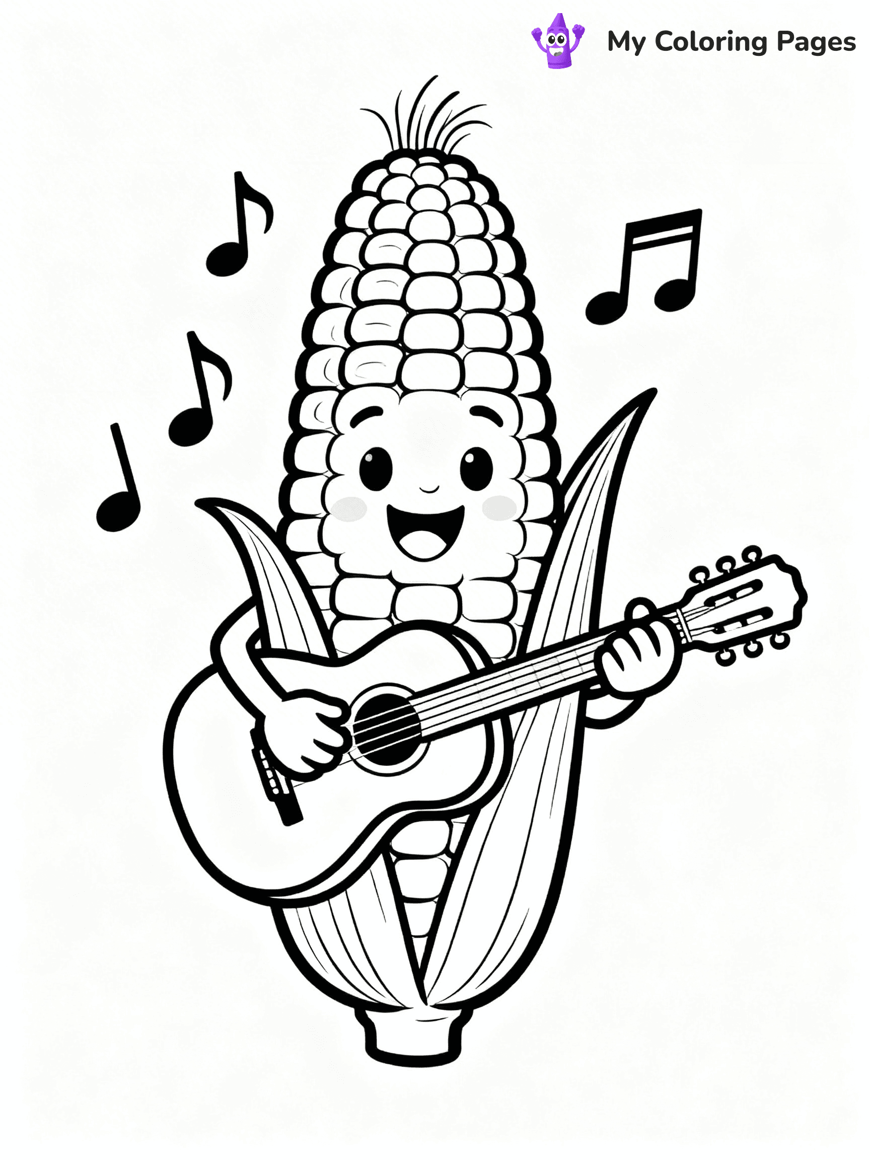 Corn Coloring Pages - 26
