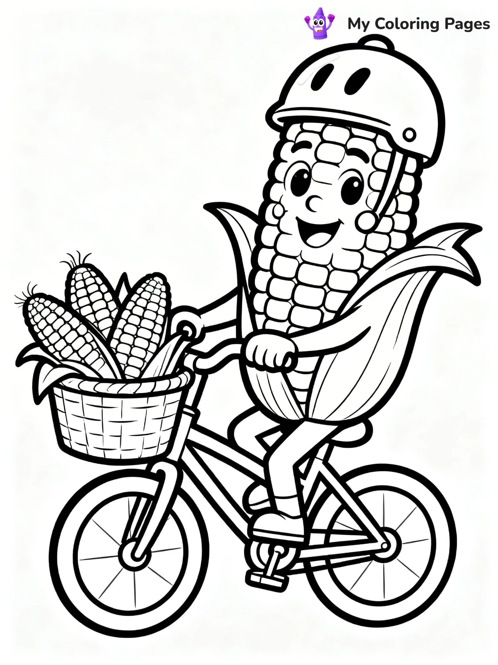 Corn Coloring Pages - 20
