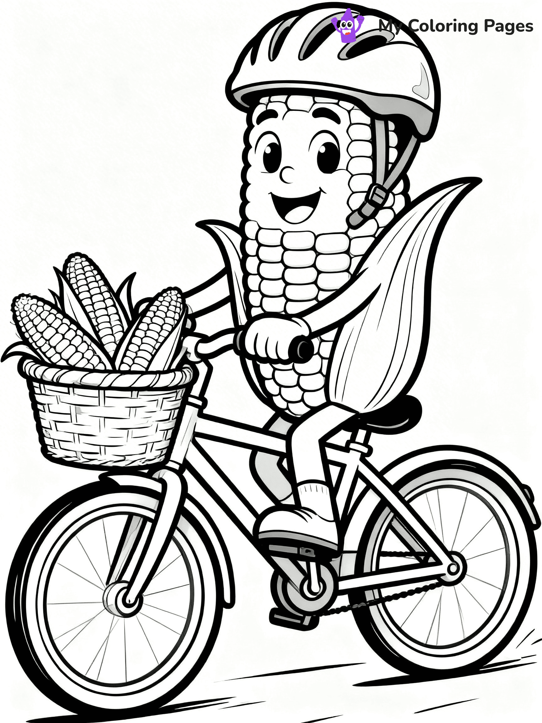 Corn Coloring Pages - 19