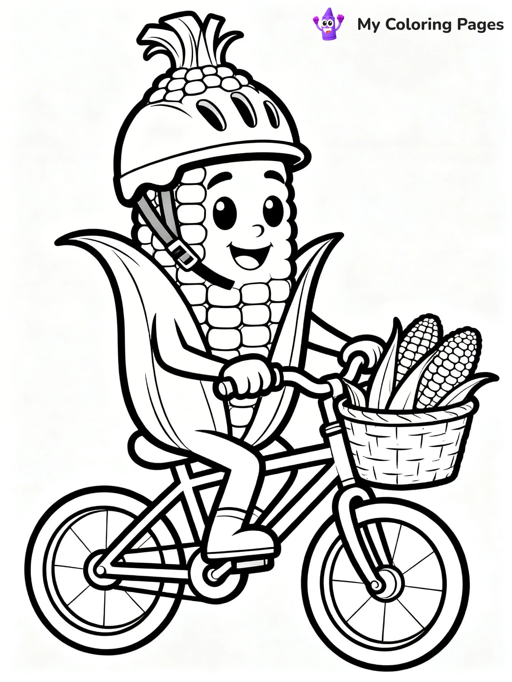 Corn Coloring Pages - 17