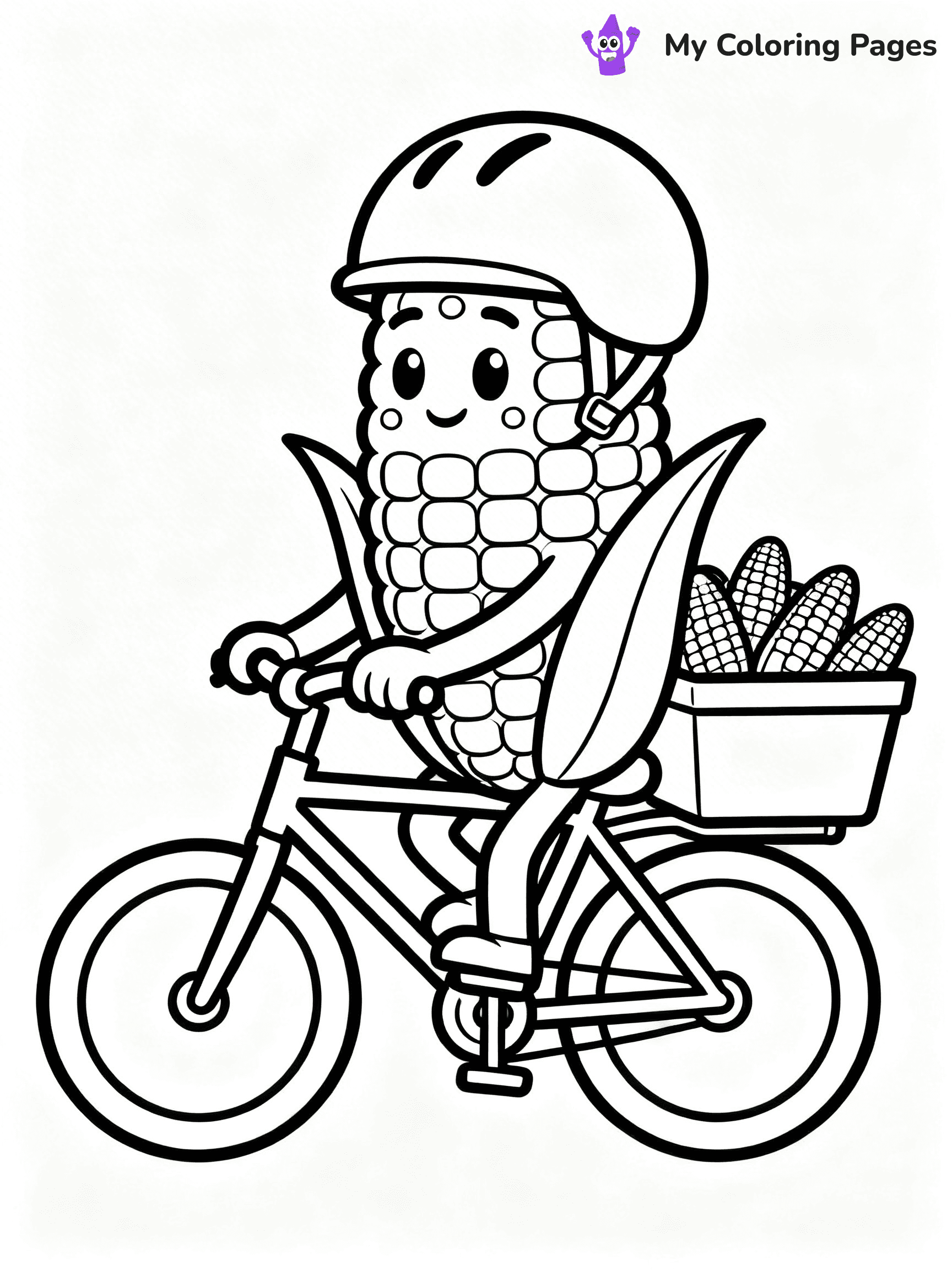 Corn Coloring Pages - 15