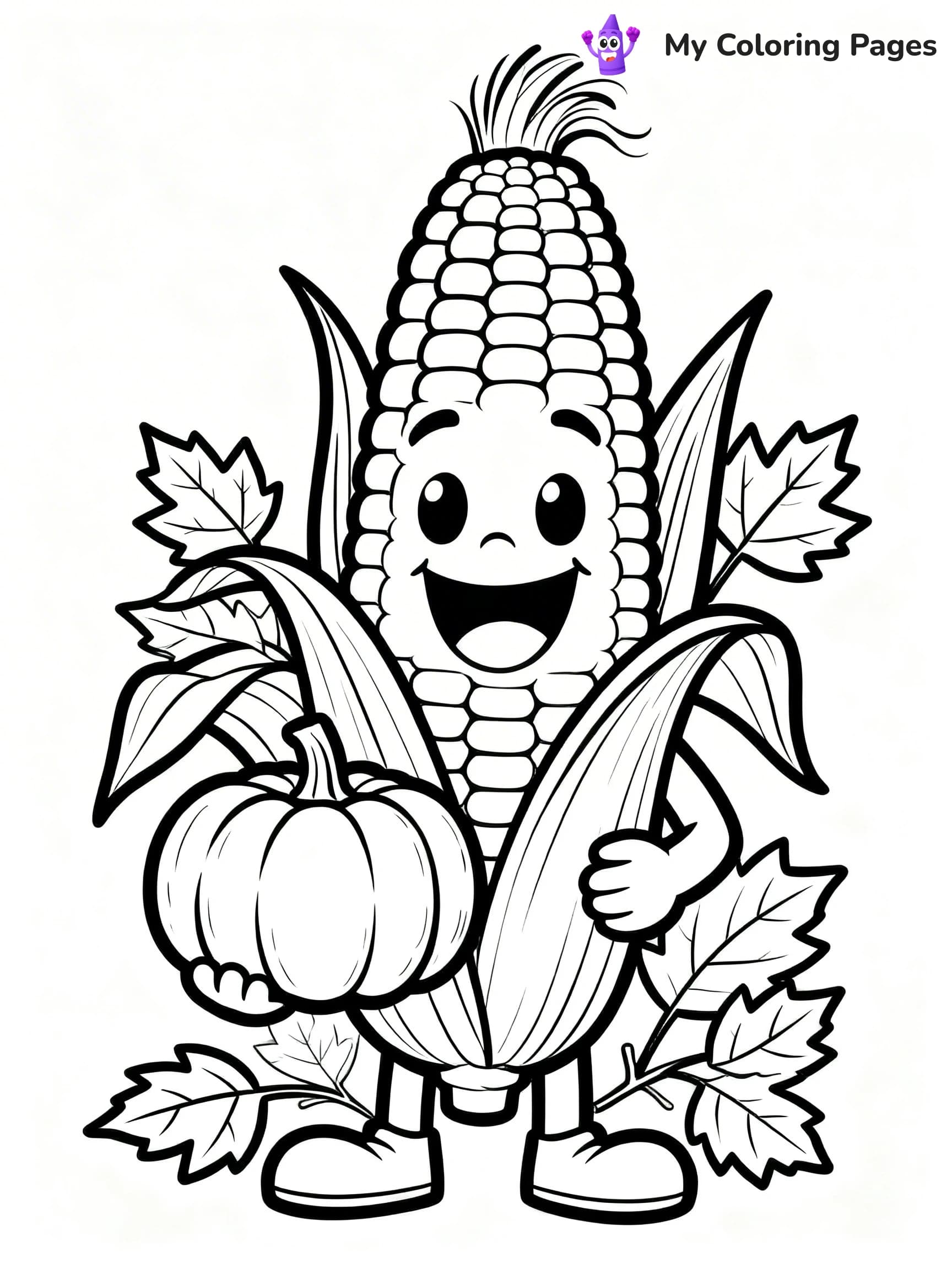 Corn Coloring Pages - 14