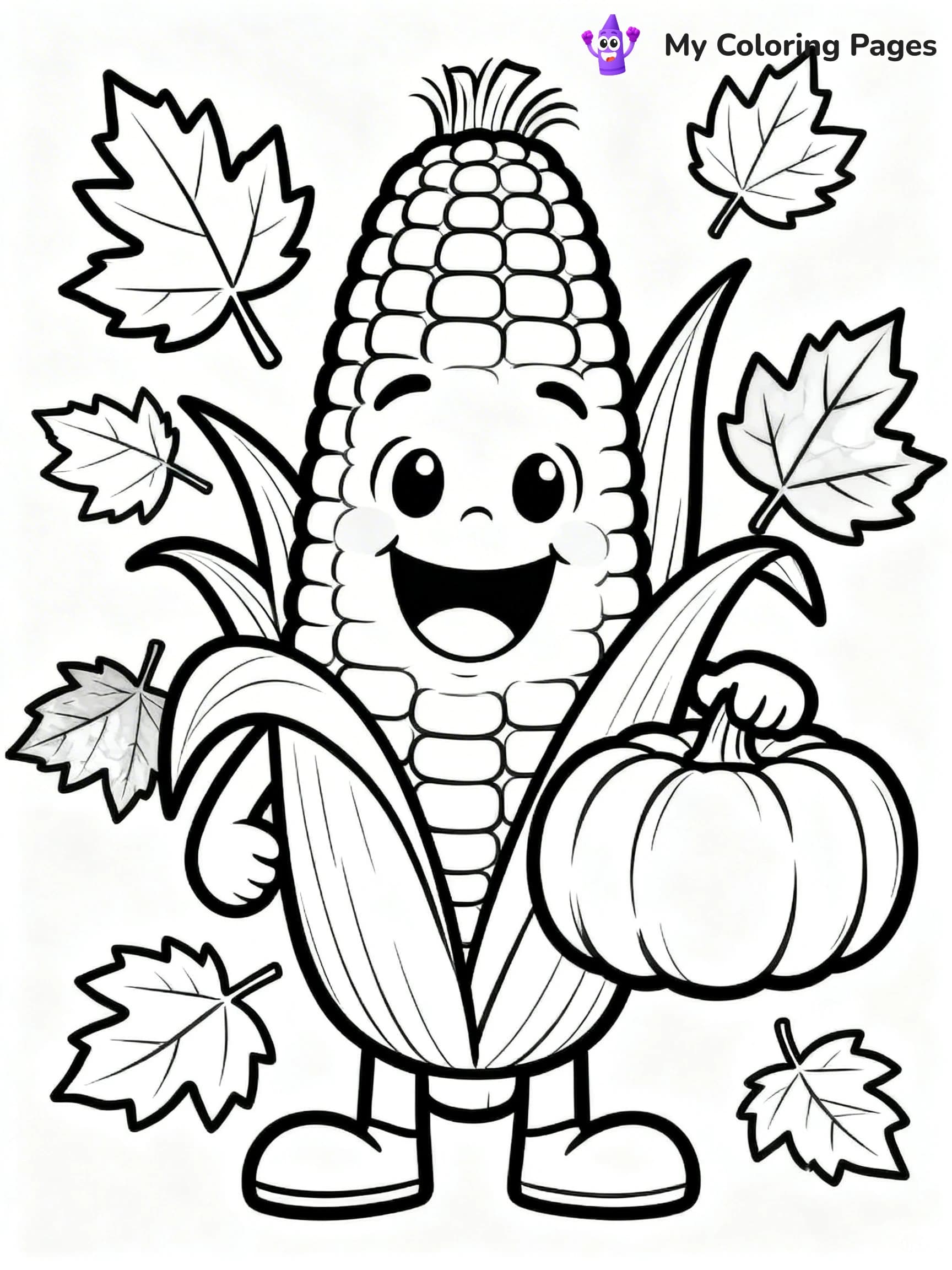 Corn Coloring Pages - 13