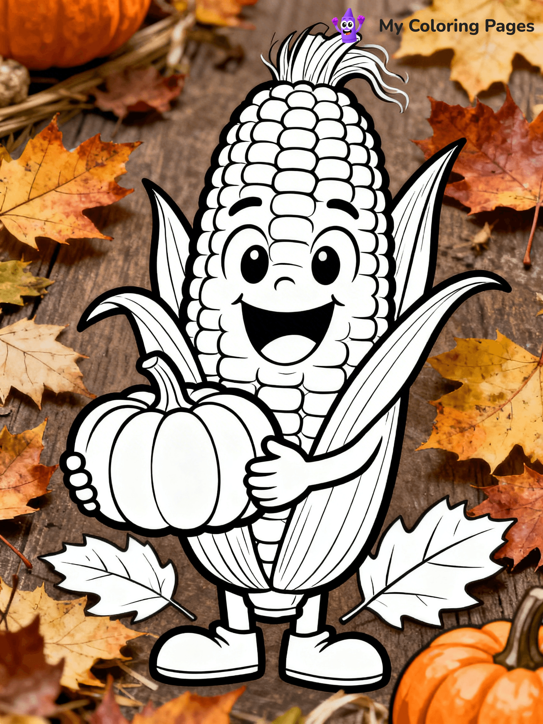 Corn Coloring Pages - 11