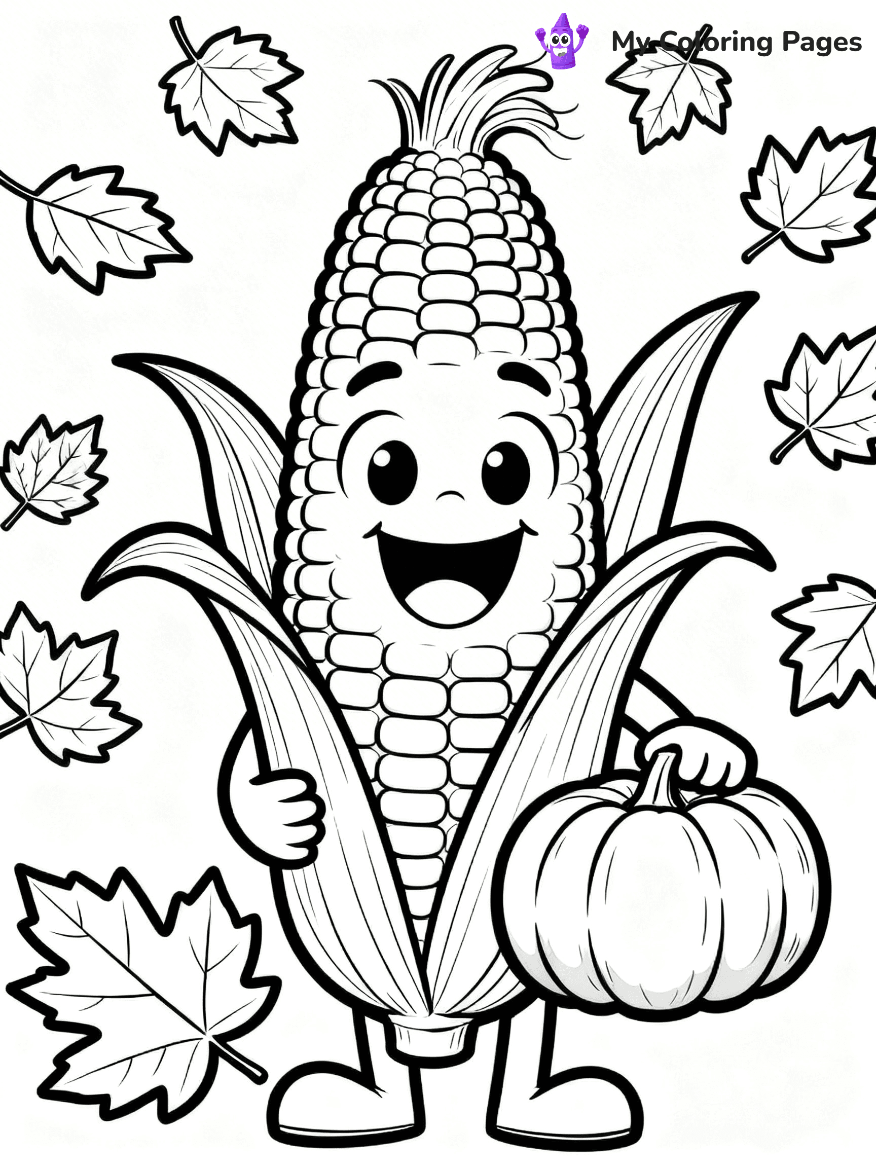 Corn Coloring Pages - 10