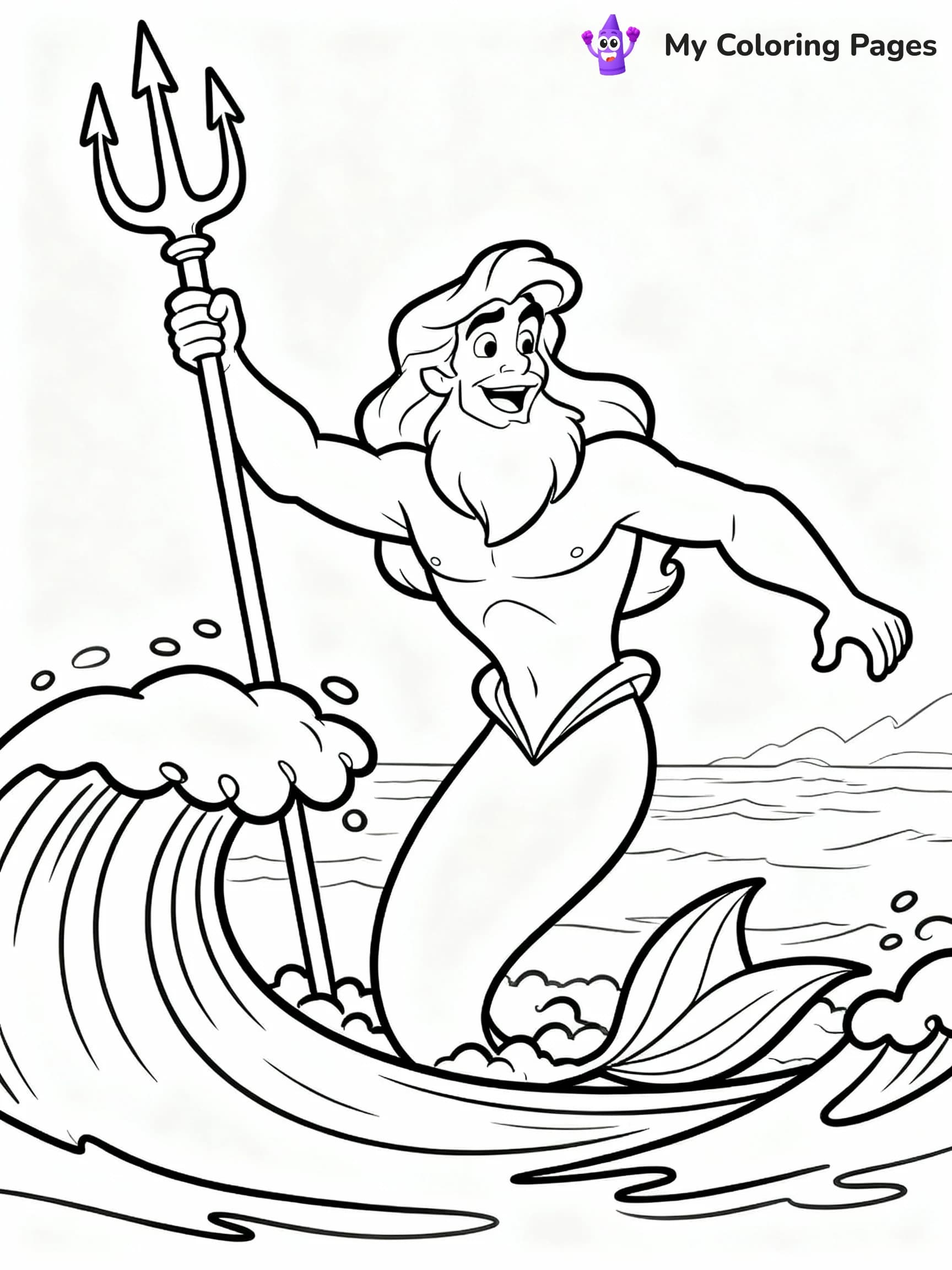 Ariel Coloring Pages - 23