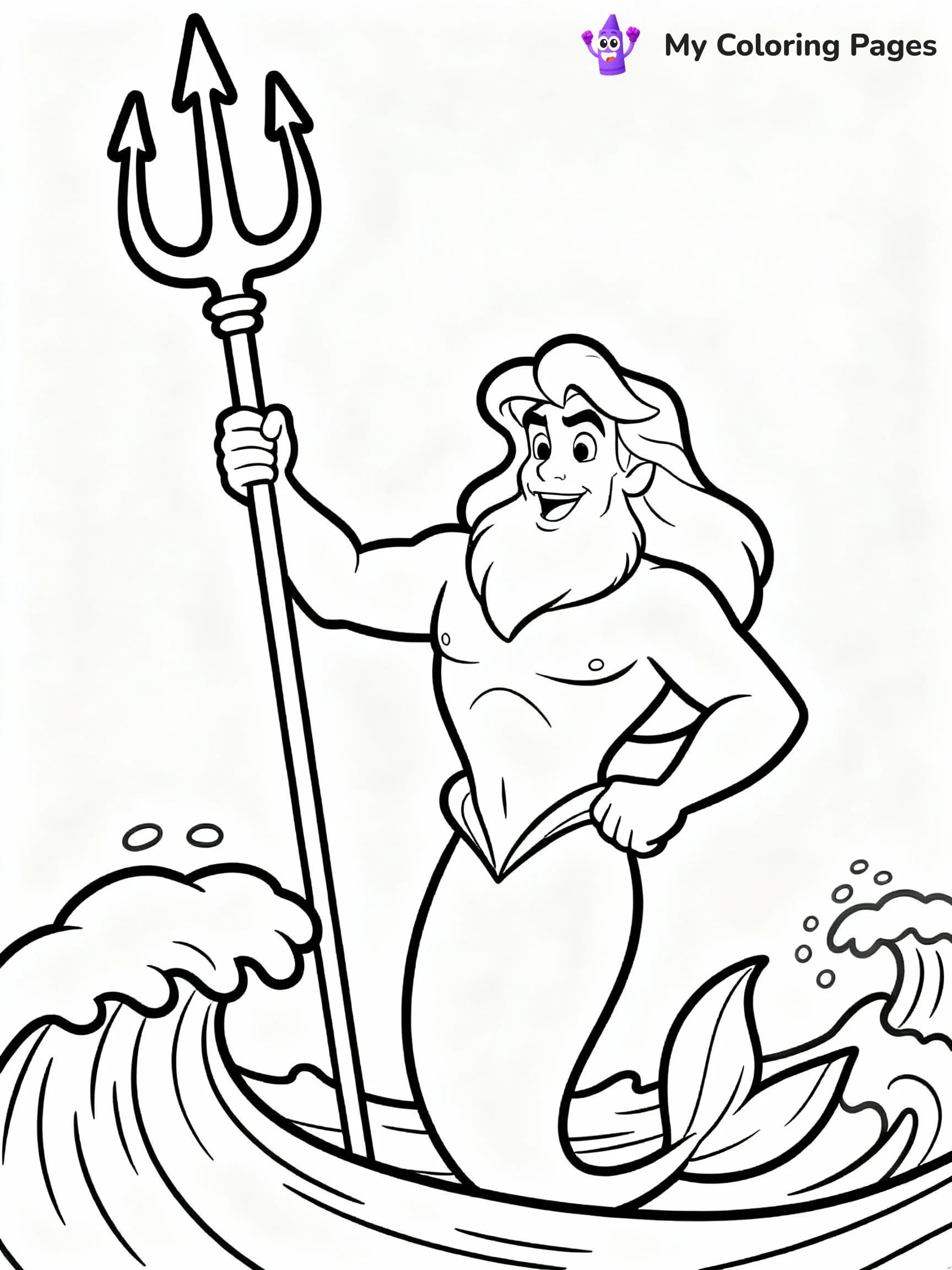Ariel Coloring Pages - 19