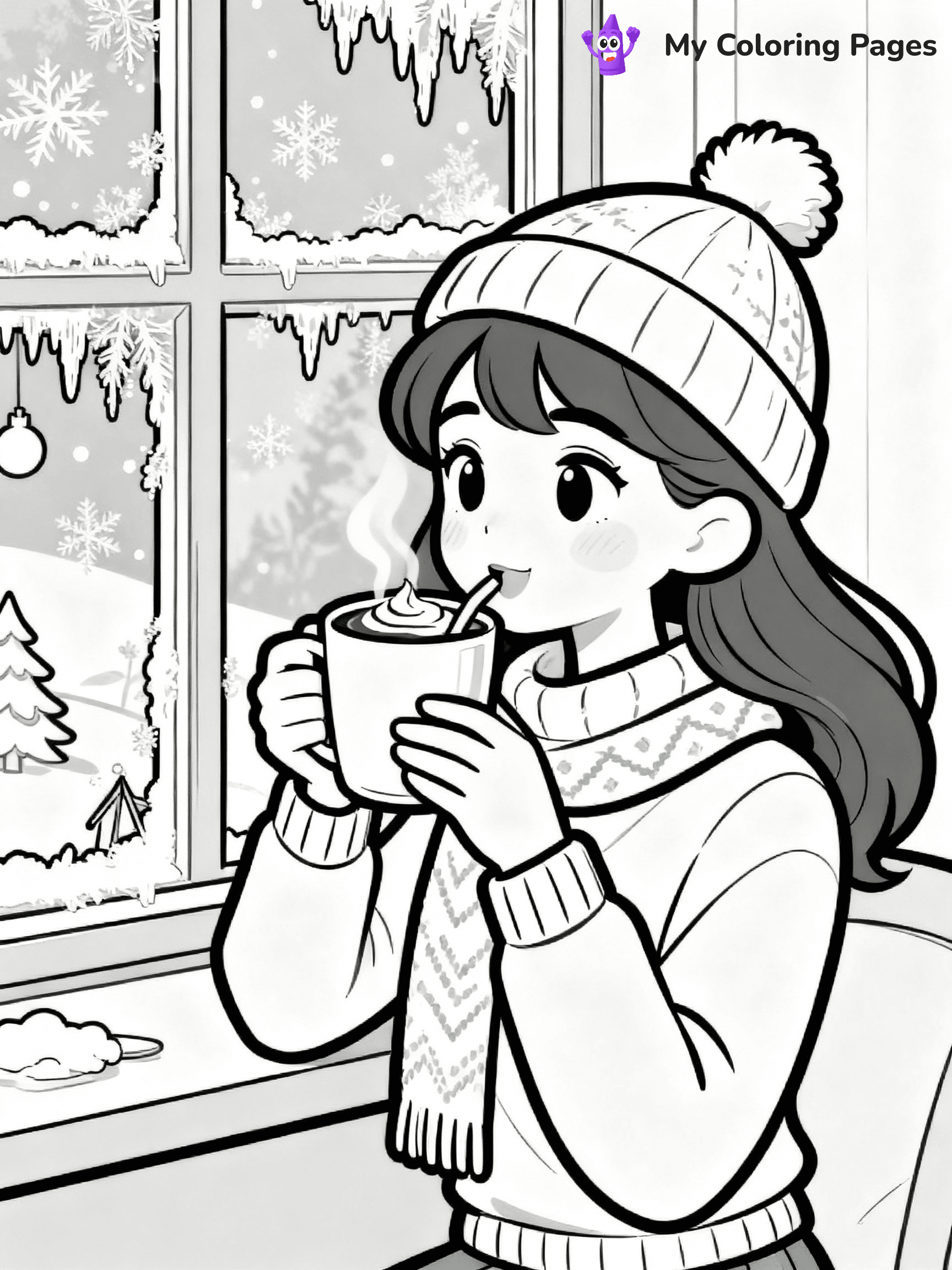 Hot Chocolate Coloring Pages - 30
