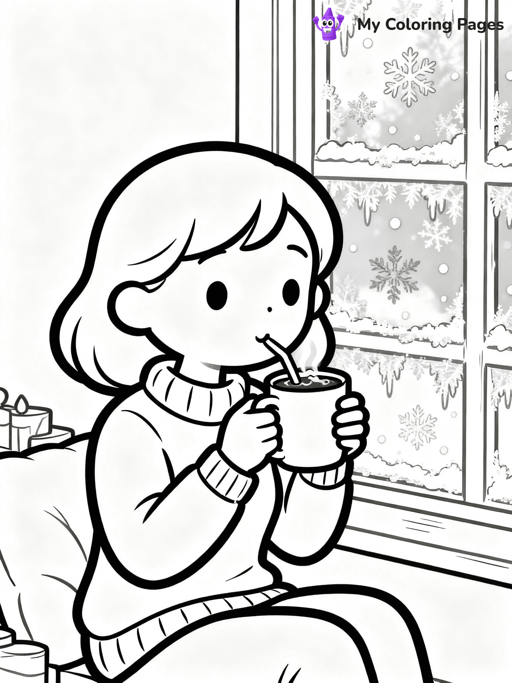 Hot Chocolate Coloring Pages - 27
