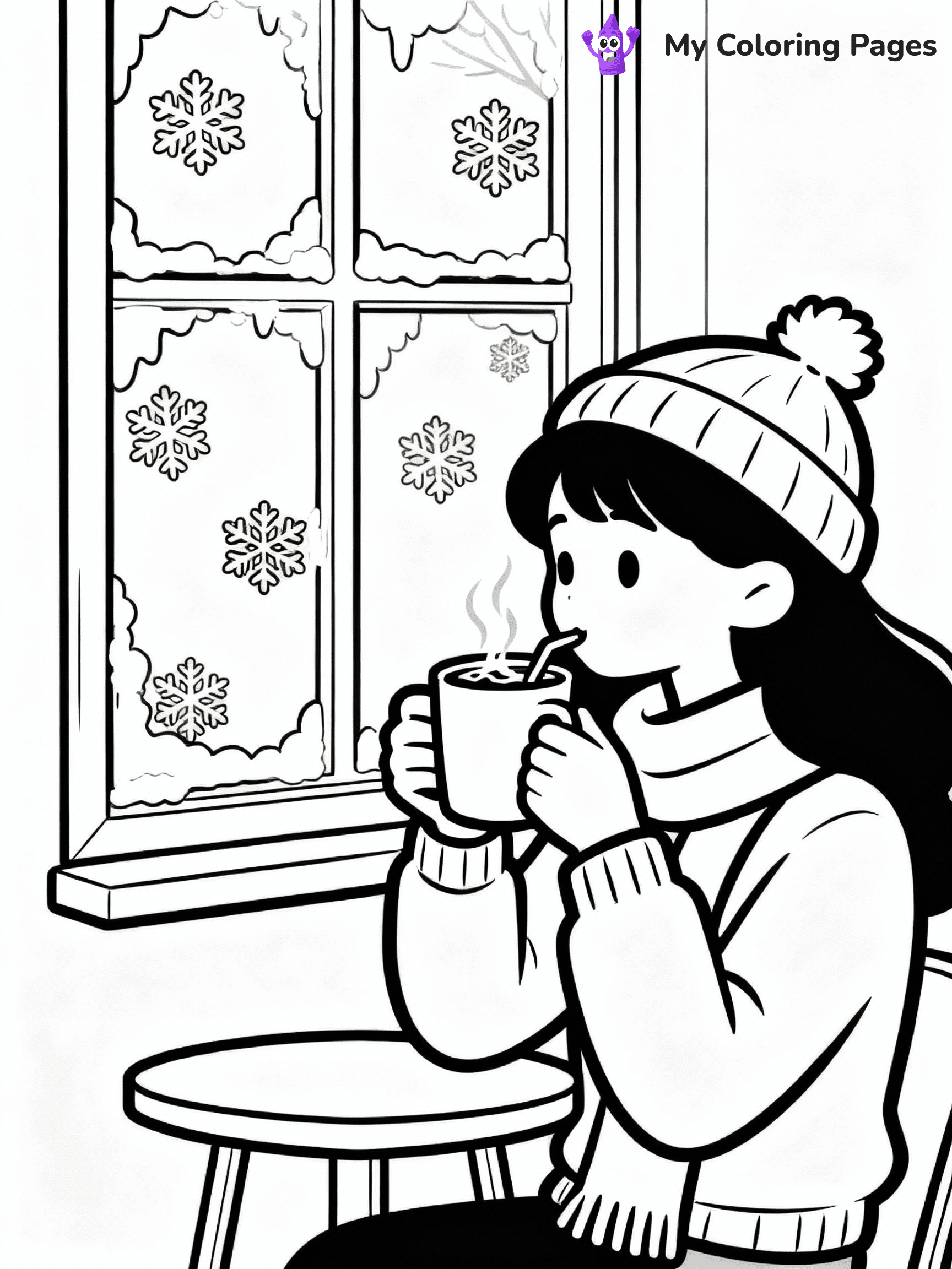 Hot Chocolate Coloring Pages - 26