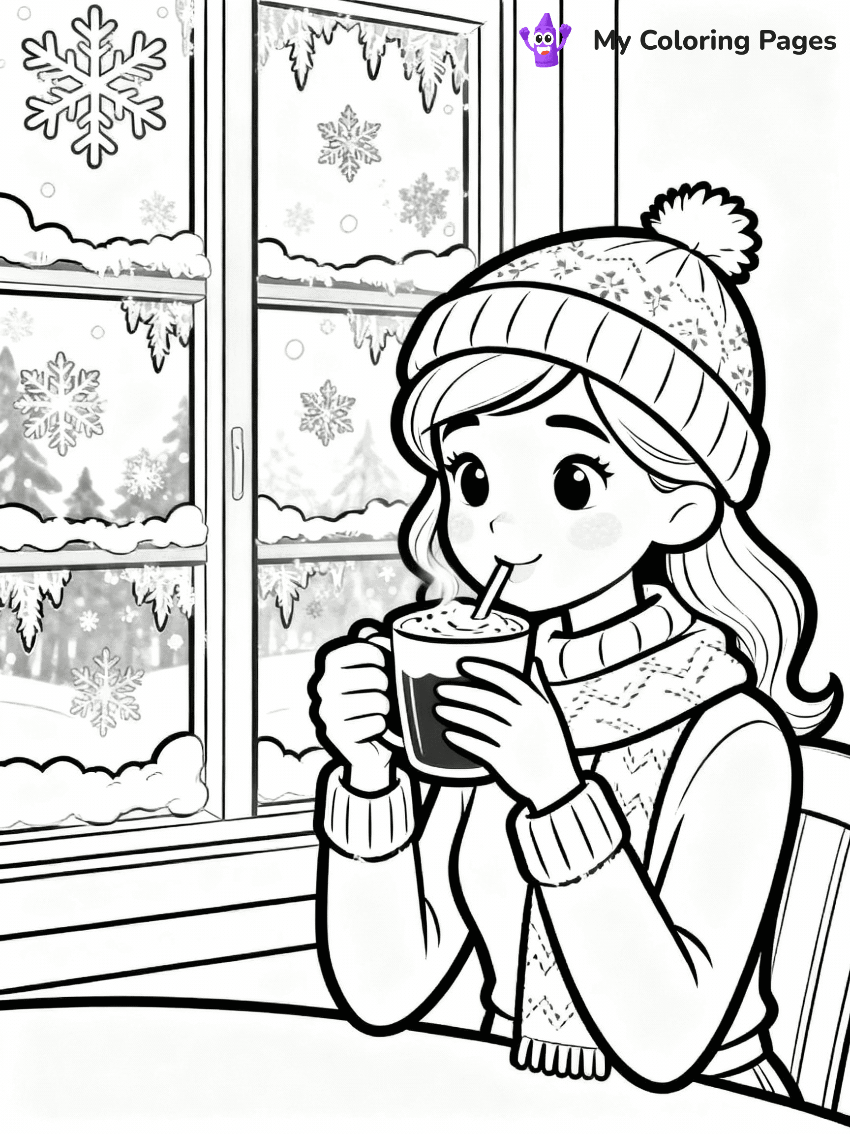 Hot Chocolate Coloring Pages - 25