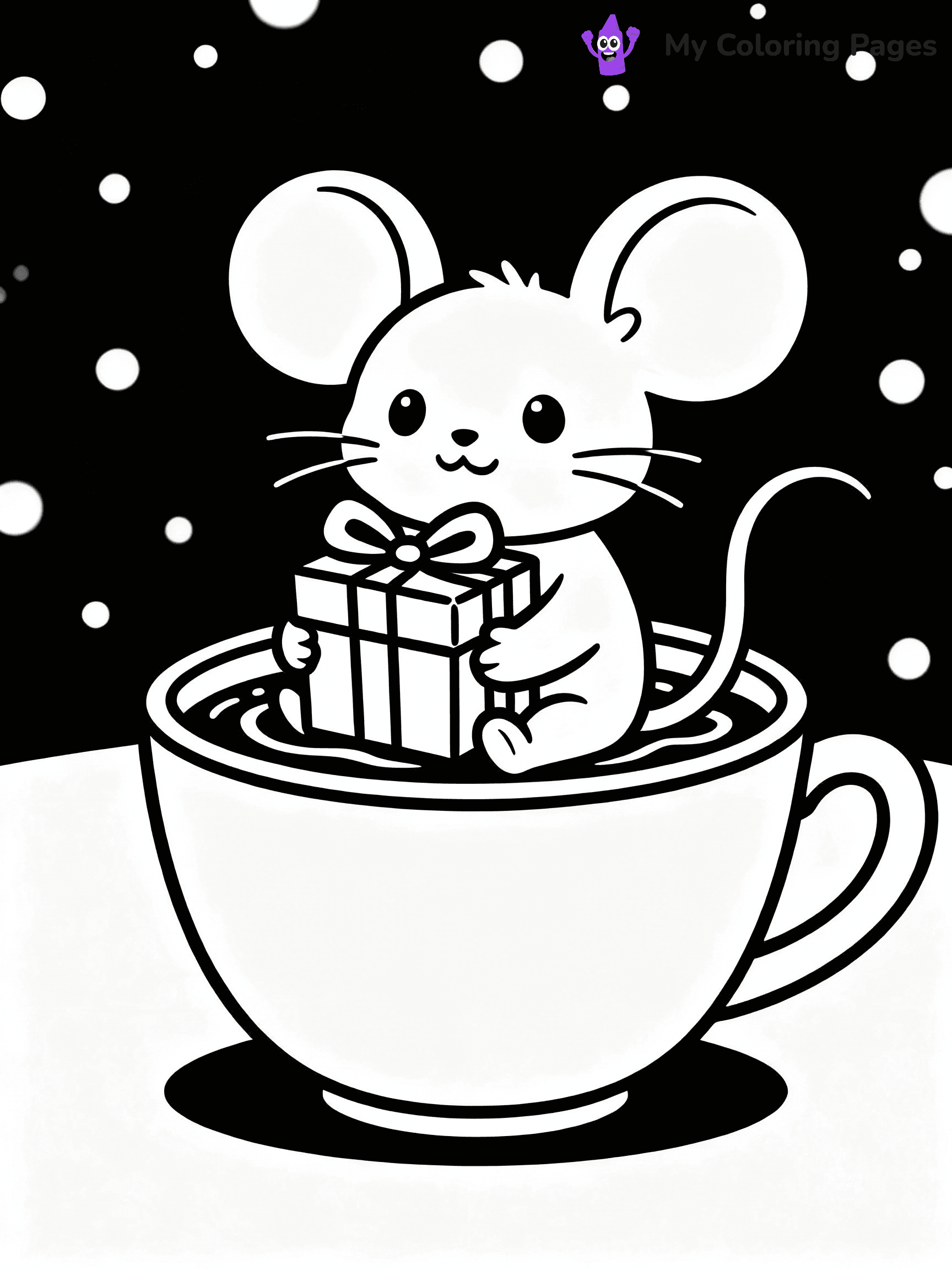 Hot Chocolate Coloring Pages - 24