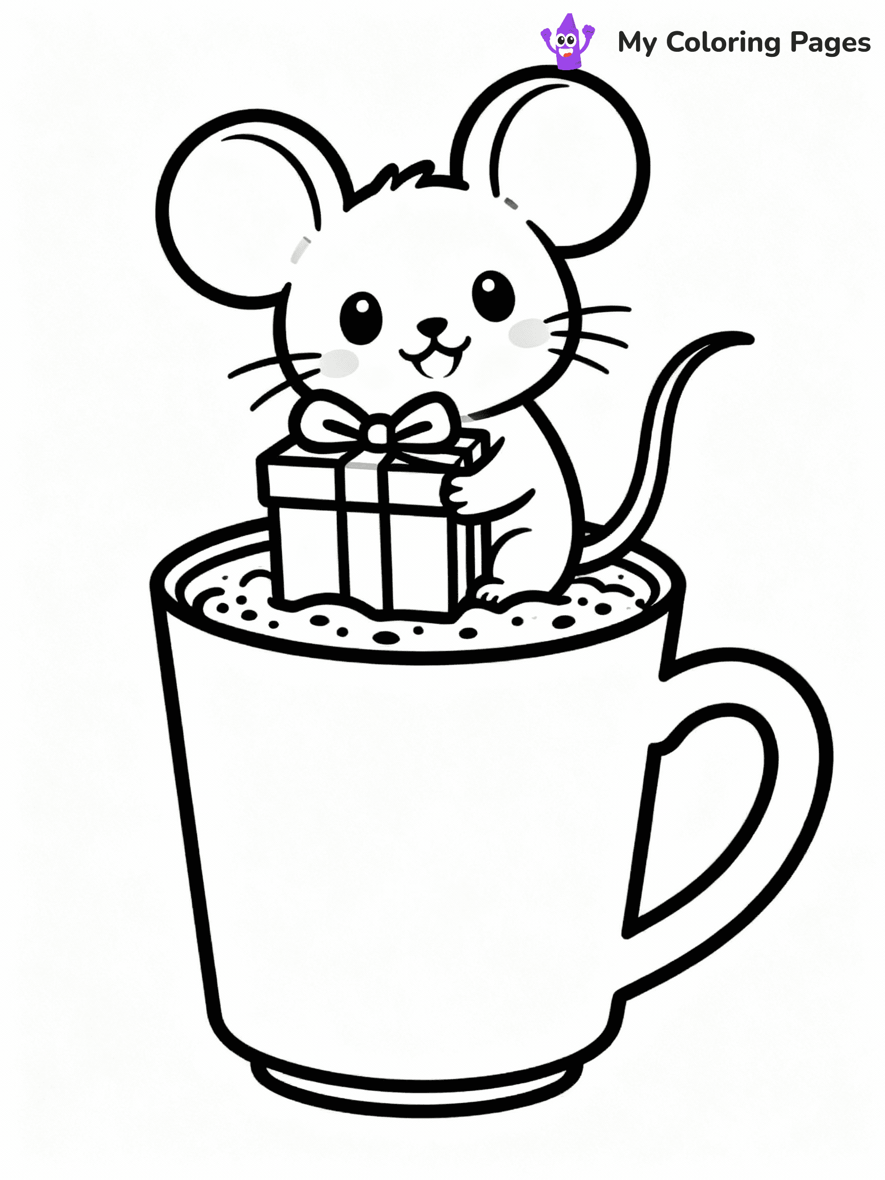 Hot Chocolate Coloring Pages - 23