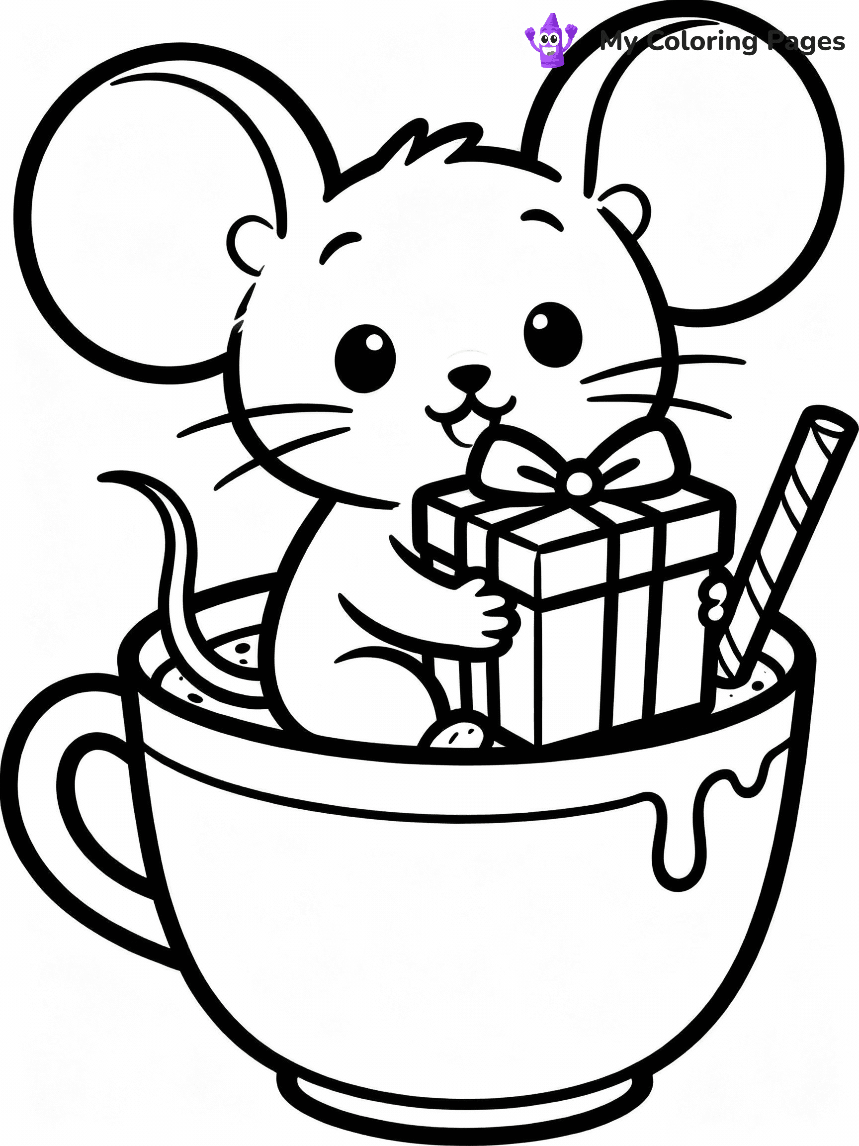 Hot Chocolate Coloring Pages - 21