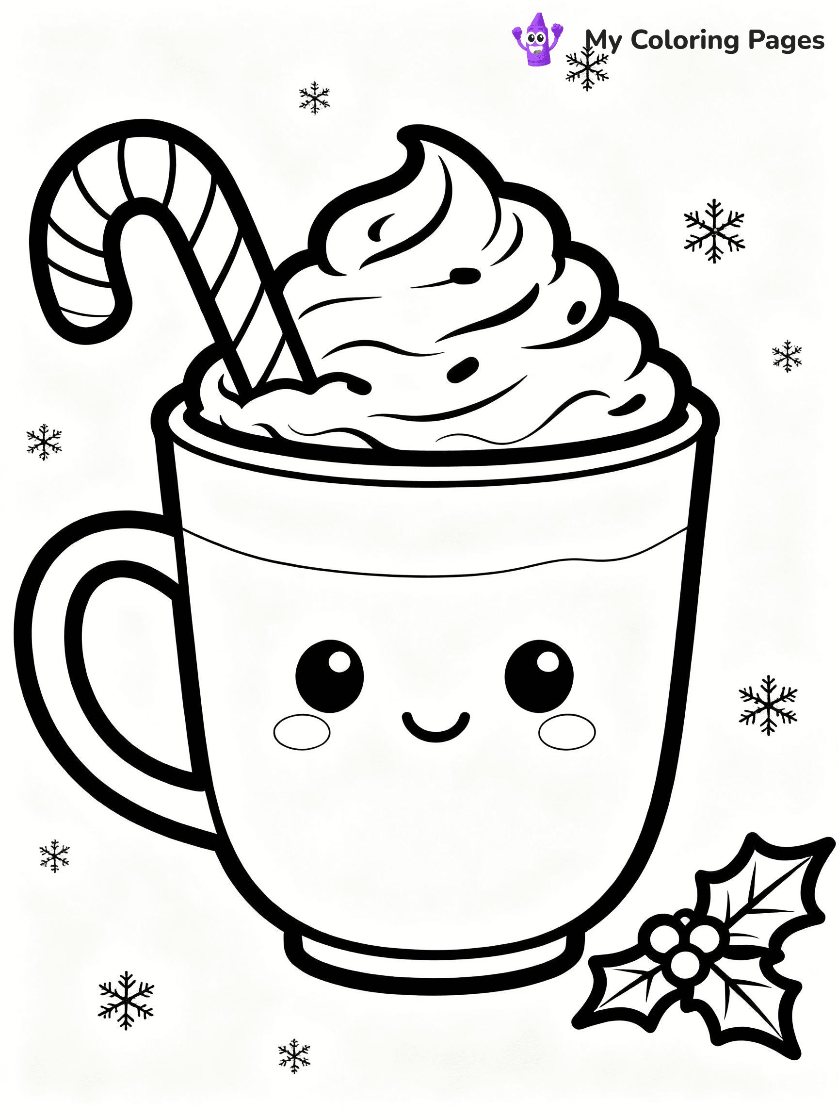 Hot Chocolate Coloring Pages - 16