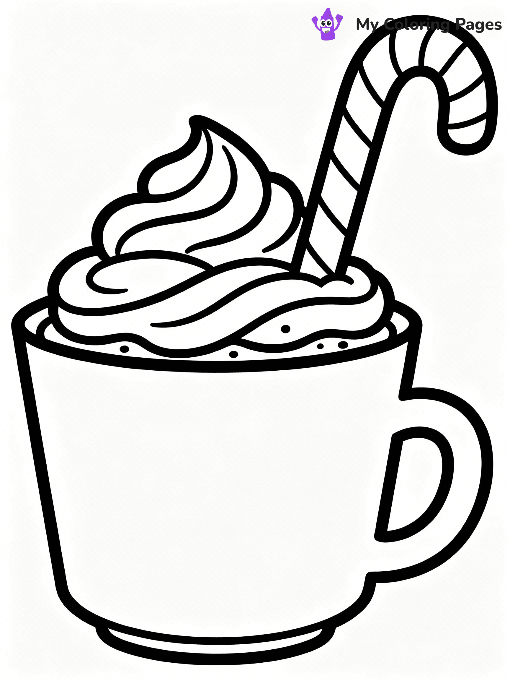Hot Chocolate Coloring Pages - 15