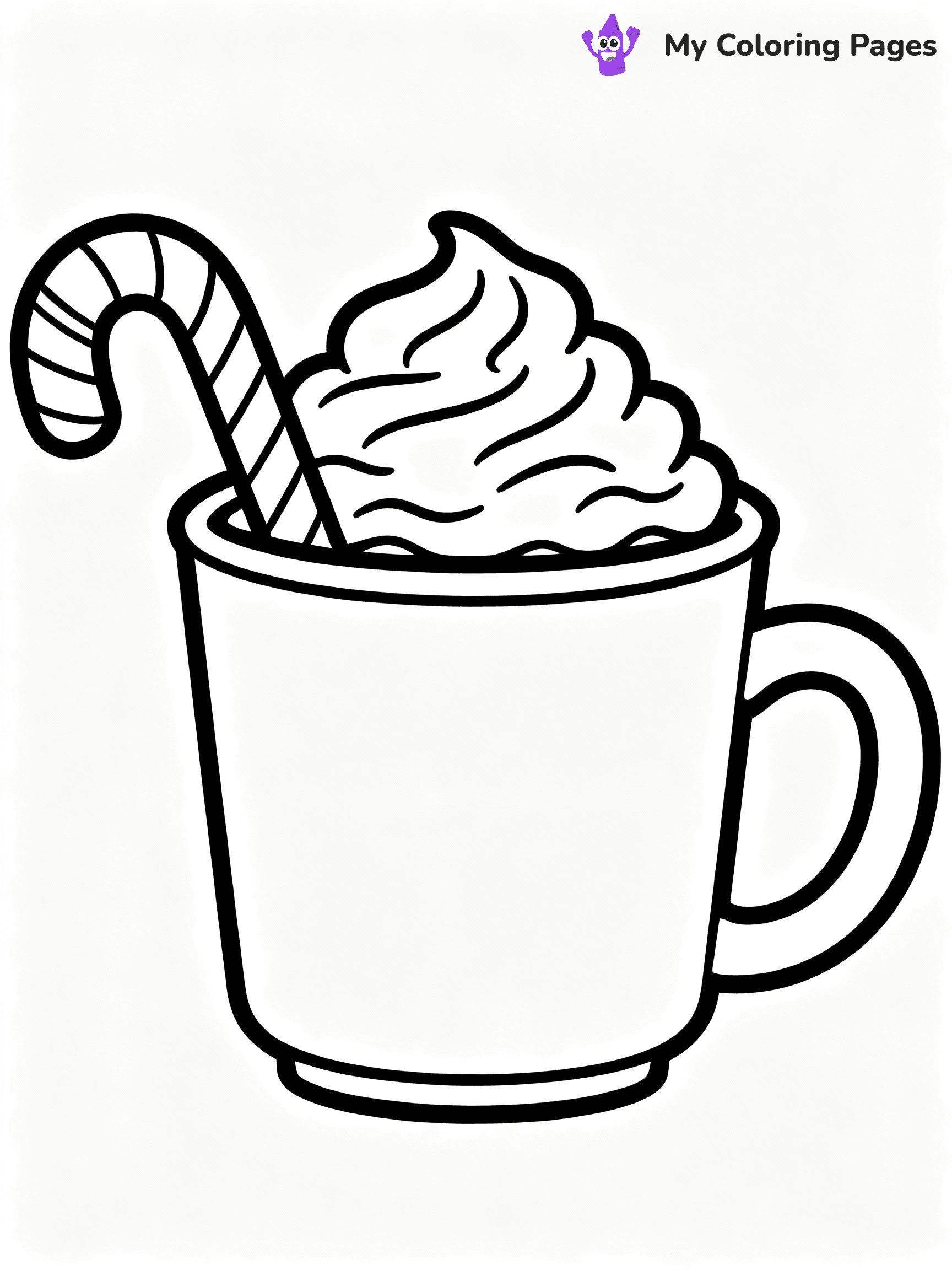 Hot Chocolate Coloring Pages - 13
