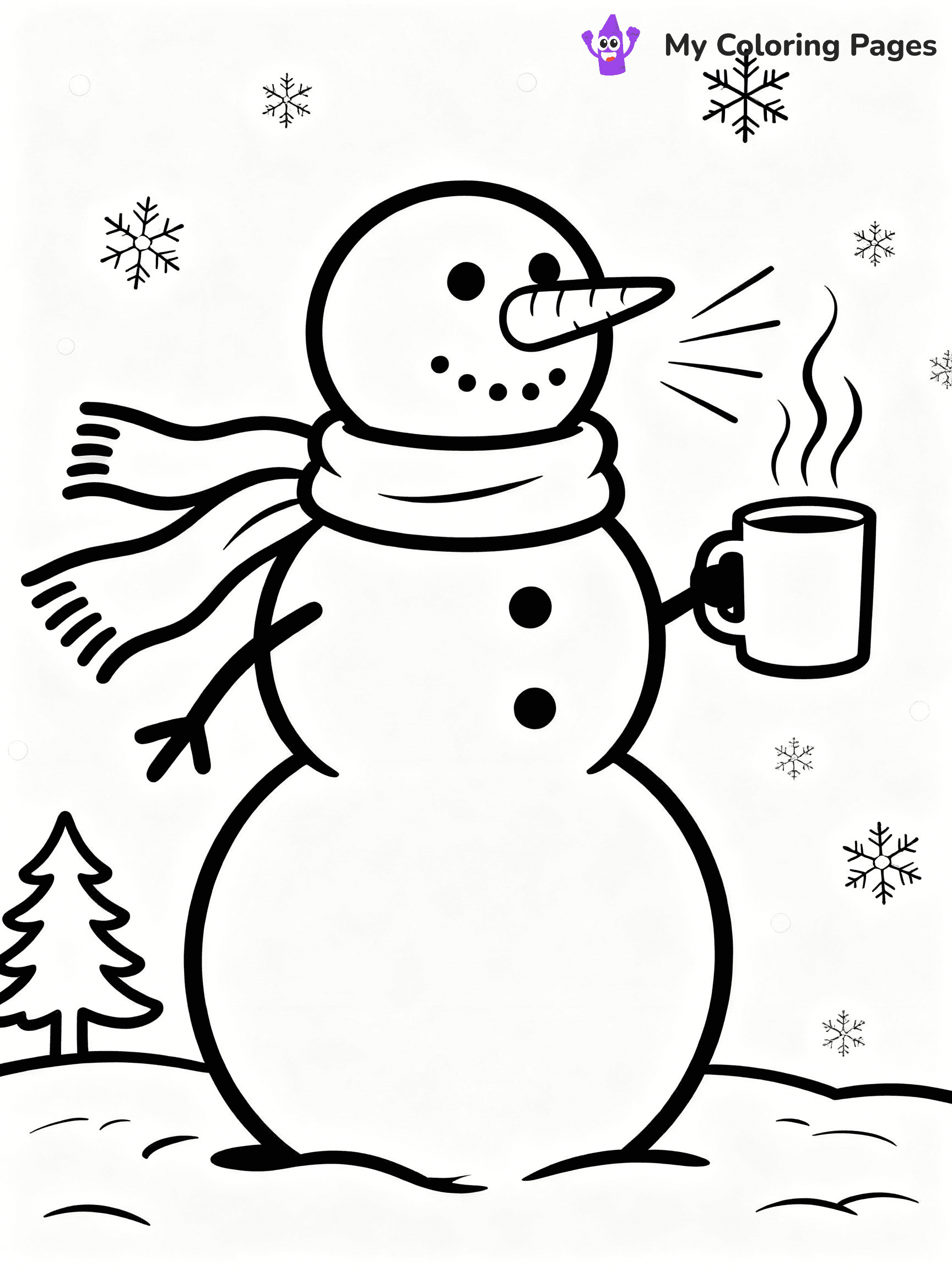 Hot Chocolate Coloring Pages - 10