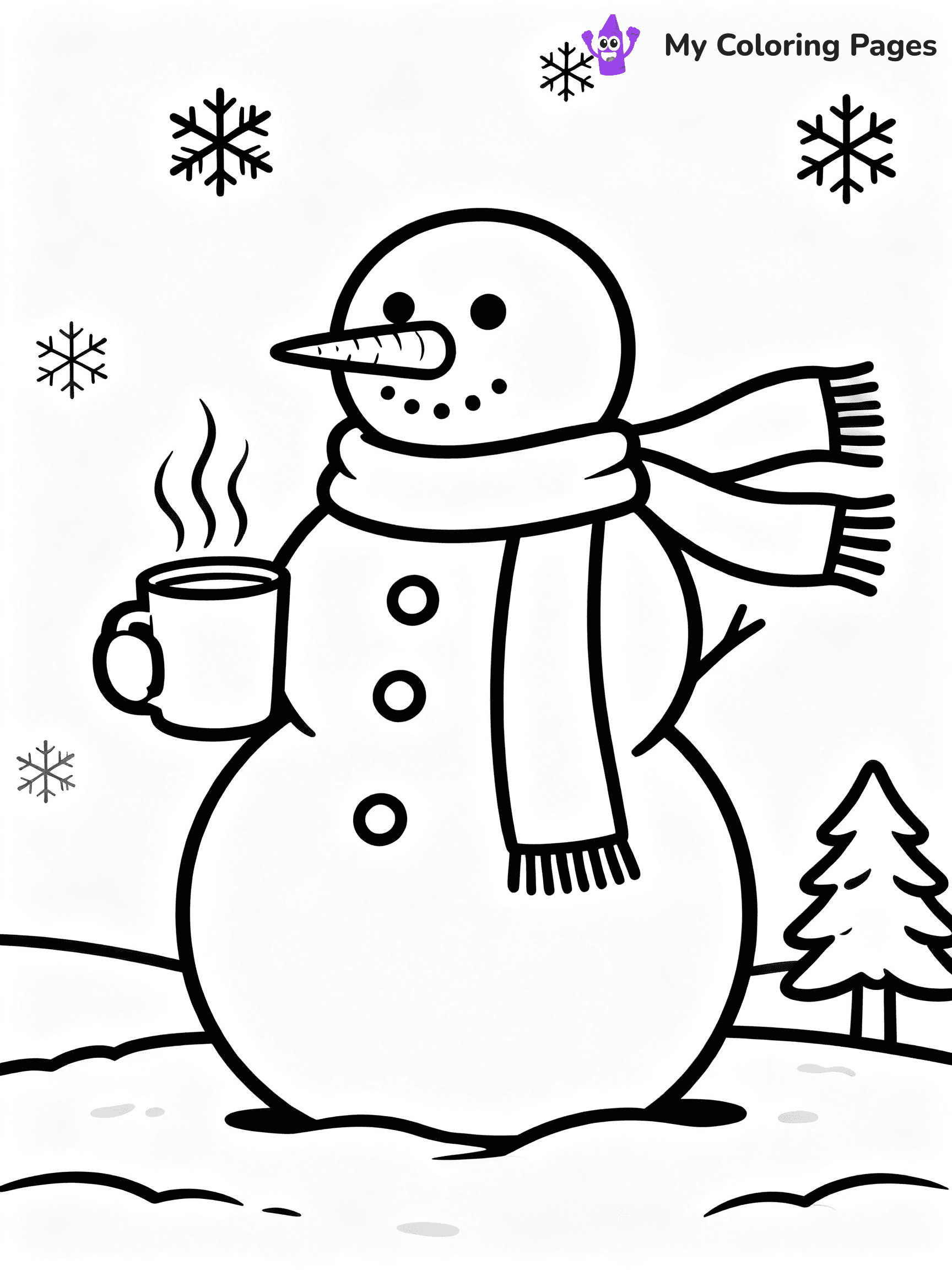 Hot Chocolate Coloring Pages - 8