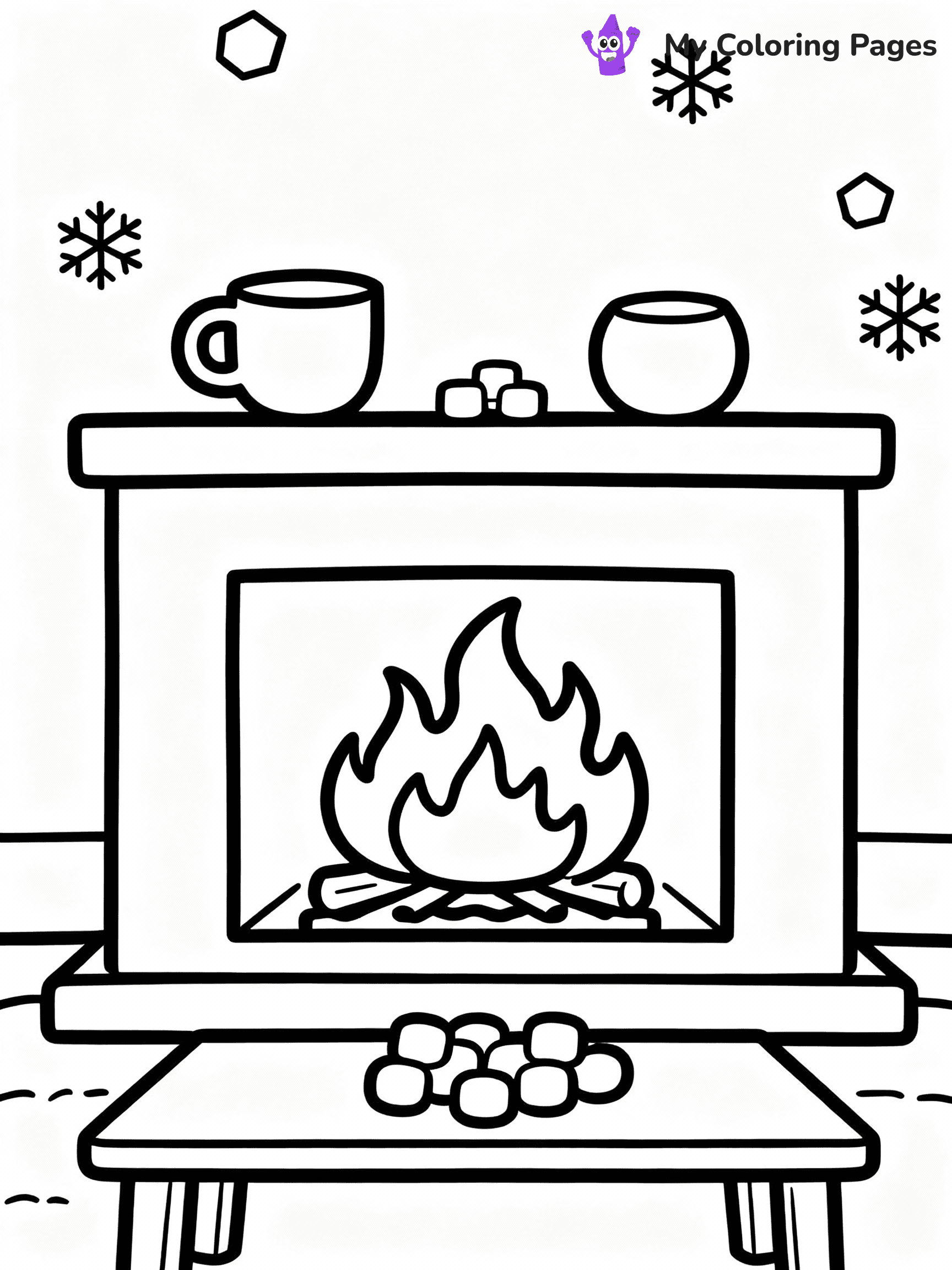 Hot Chocolate Coloring Pages - 6