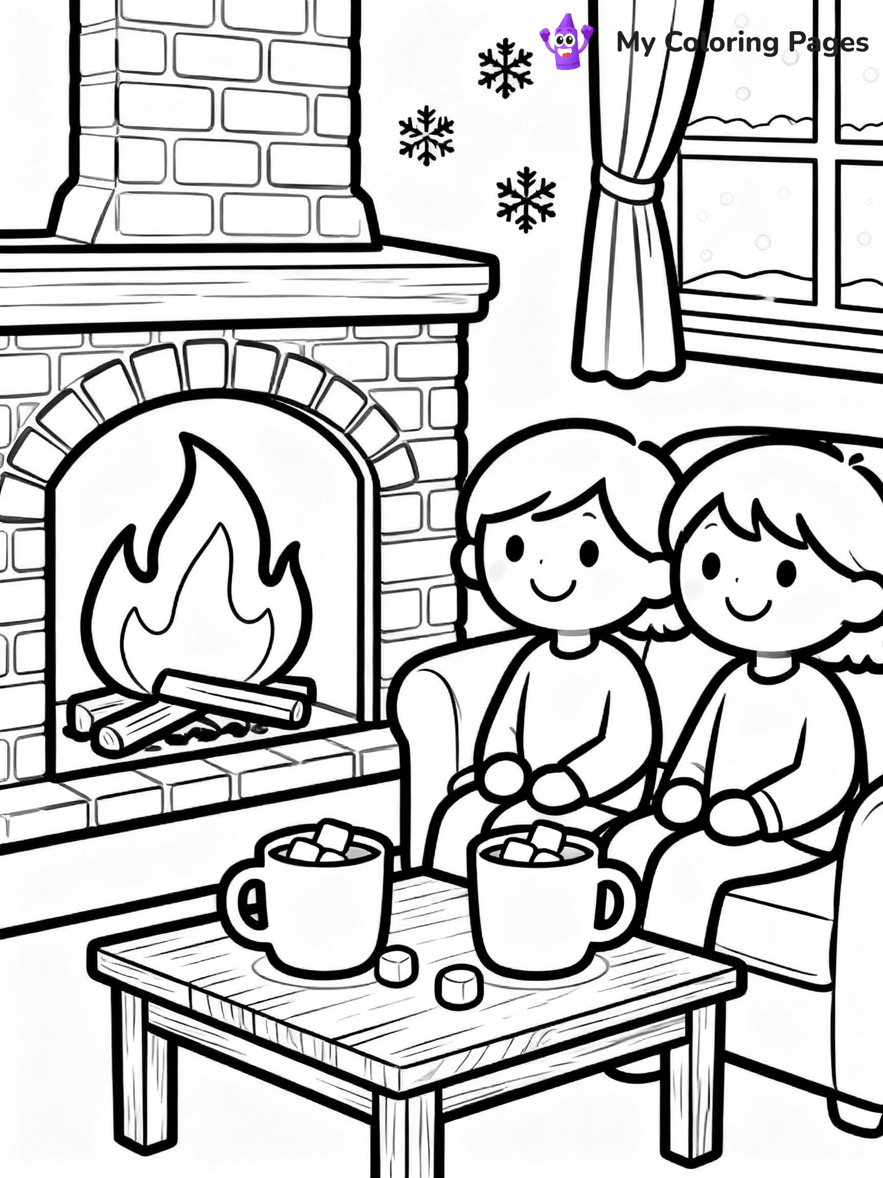 Hot Chocolate Coloring Pages - 3