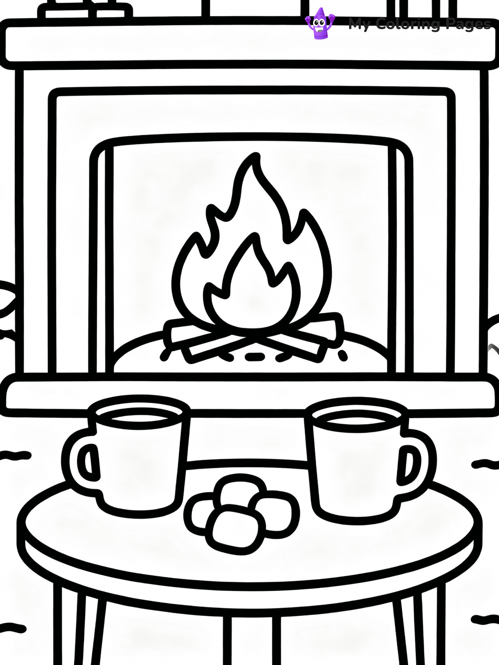 Hot Chocolate Coloring Pages - 2