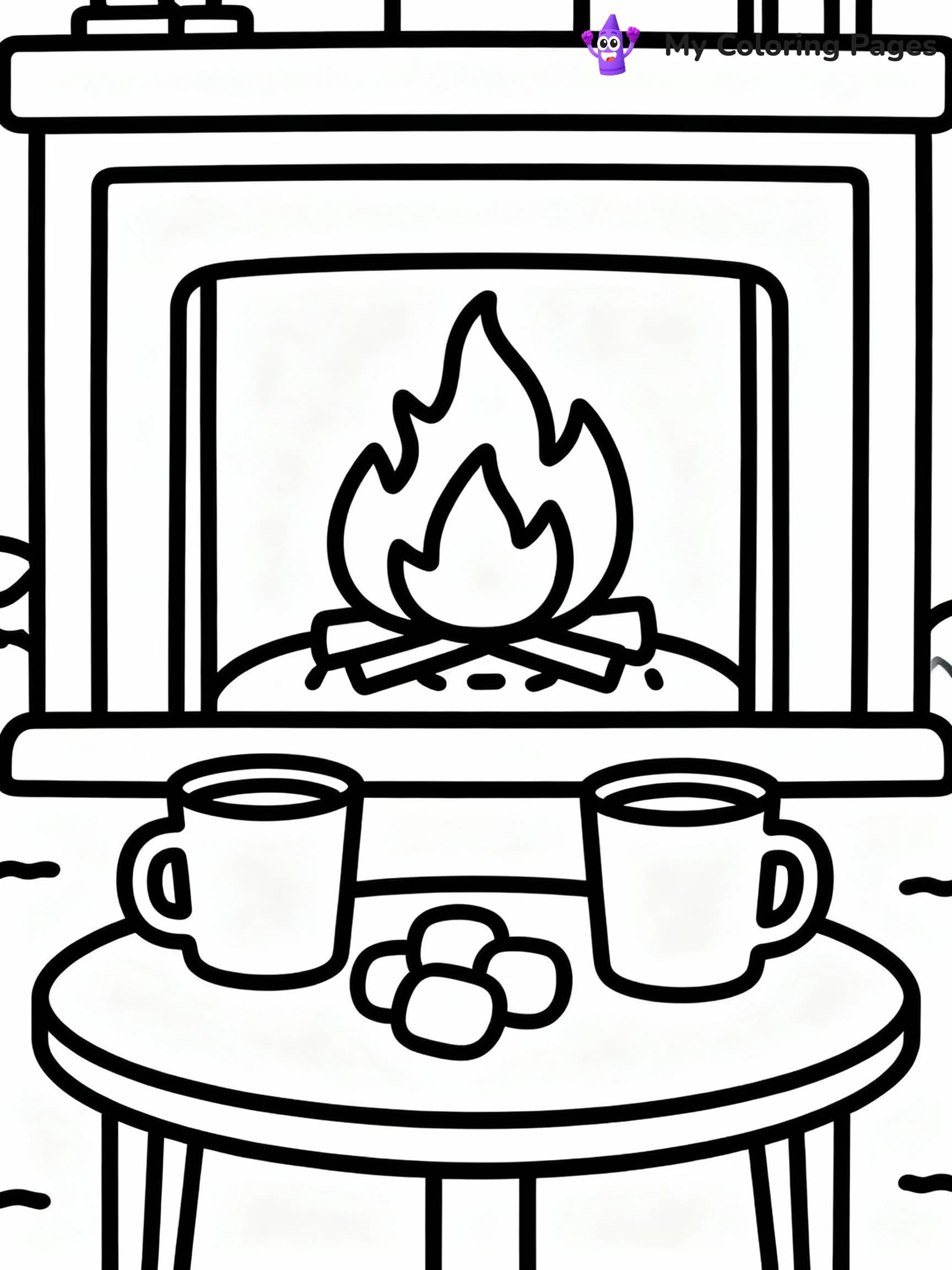 Hot Chocolate Coloring Pages - 2