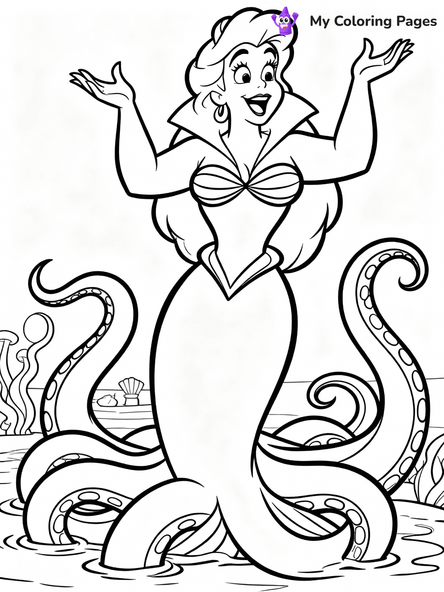 Little Mermaid Coloring Pages - 33