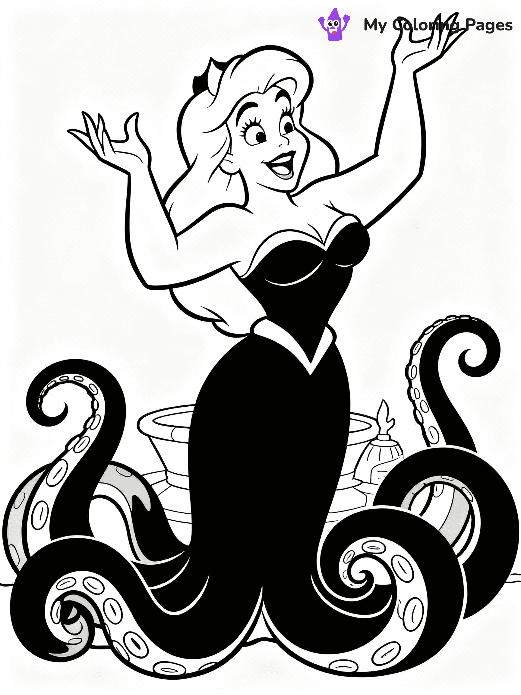 Little Mermaid Coloring Pages - 32