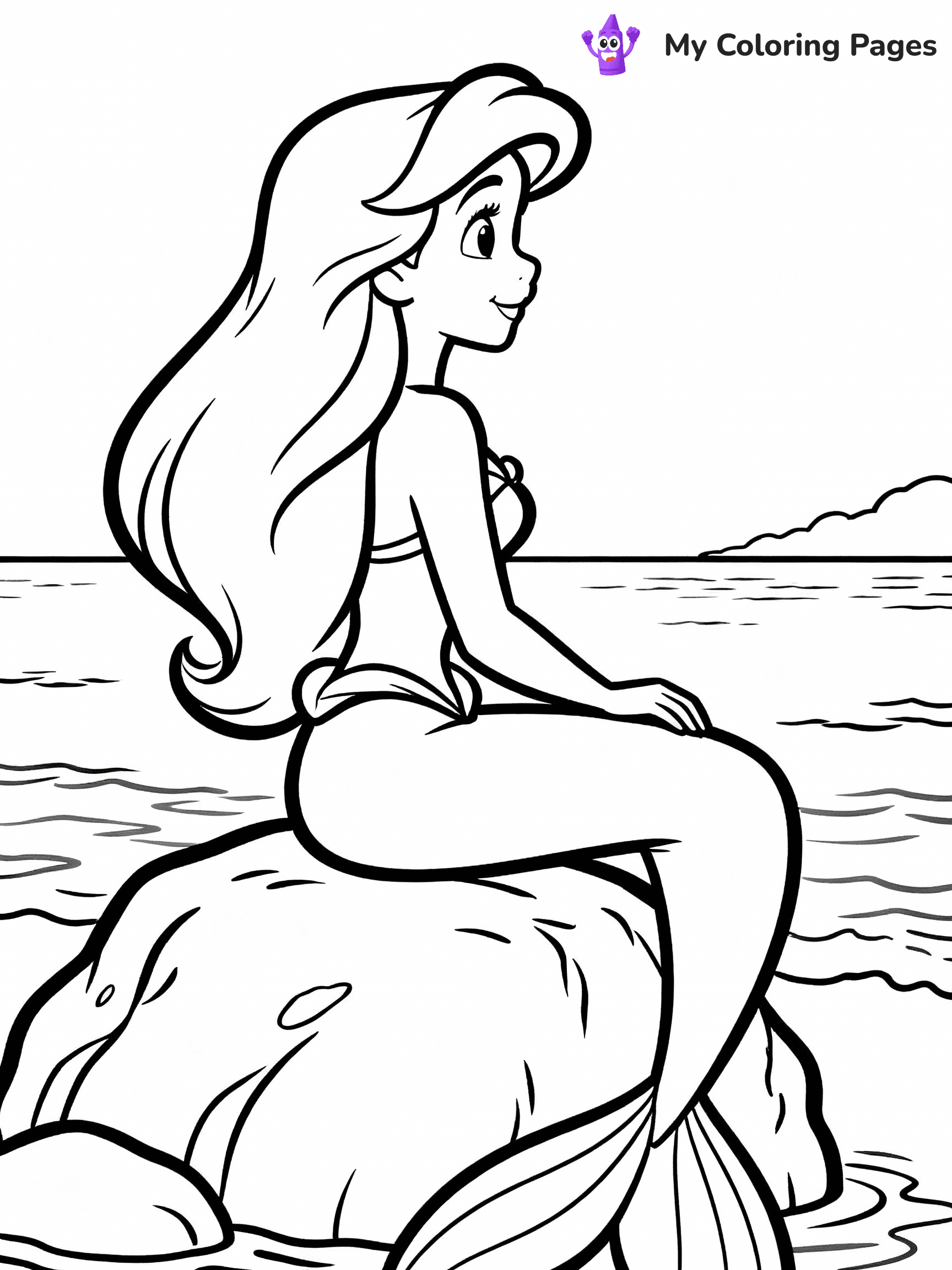 Little Mermaid Coloring Pages - 15