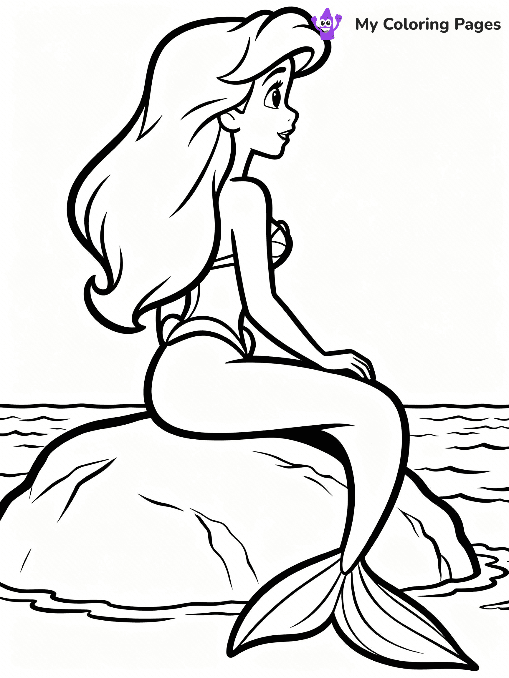 Little Mermaid Coloring Pages - 13