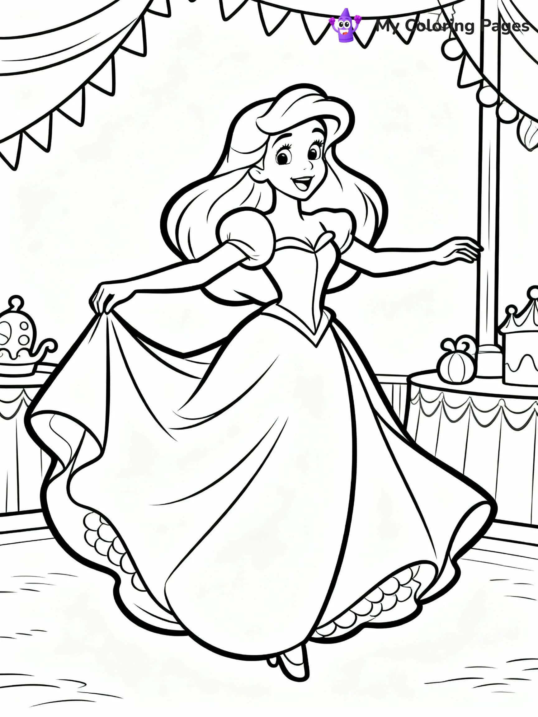 Little Mermaid Coloring Pages - 11