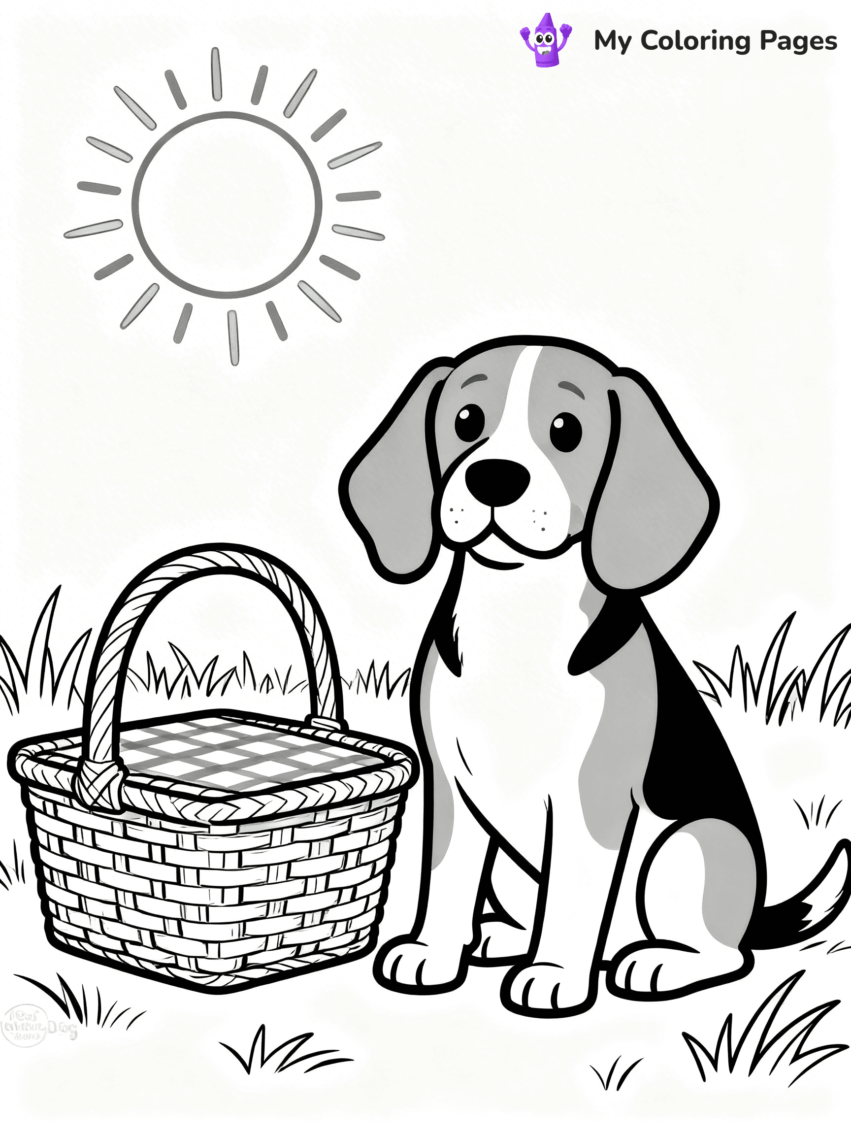 Beagle Coloring Pages - 23